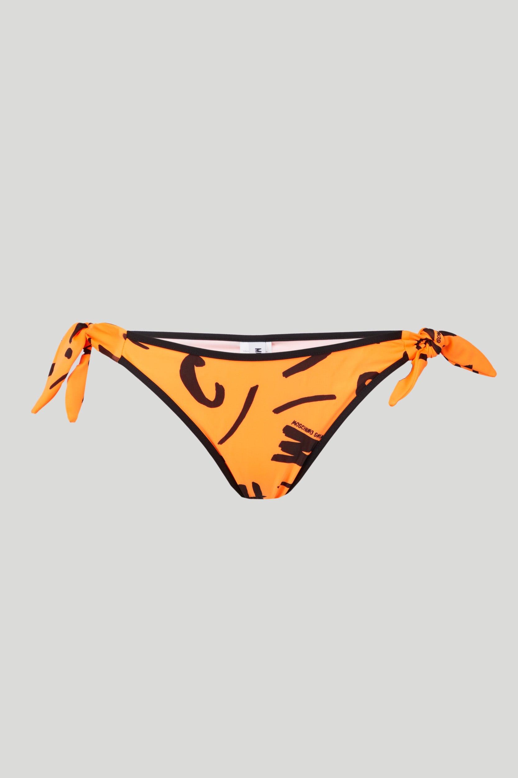 MOSCHINO Bikini-Slip mit Schriftzug Schwarz