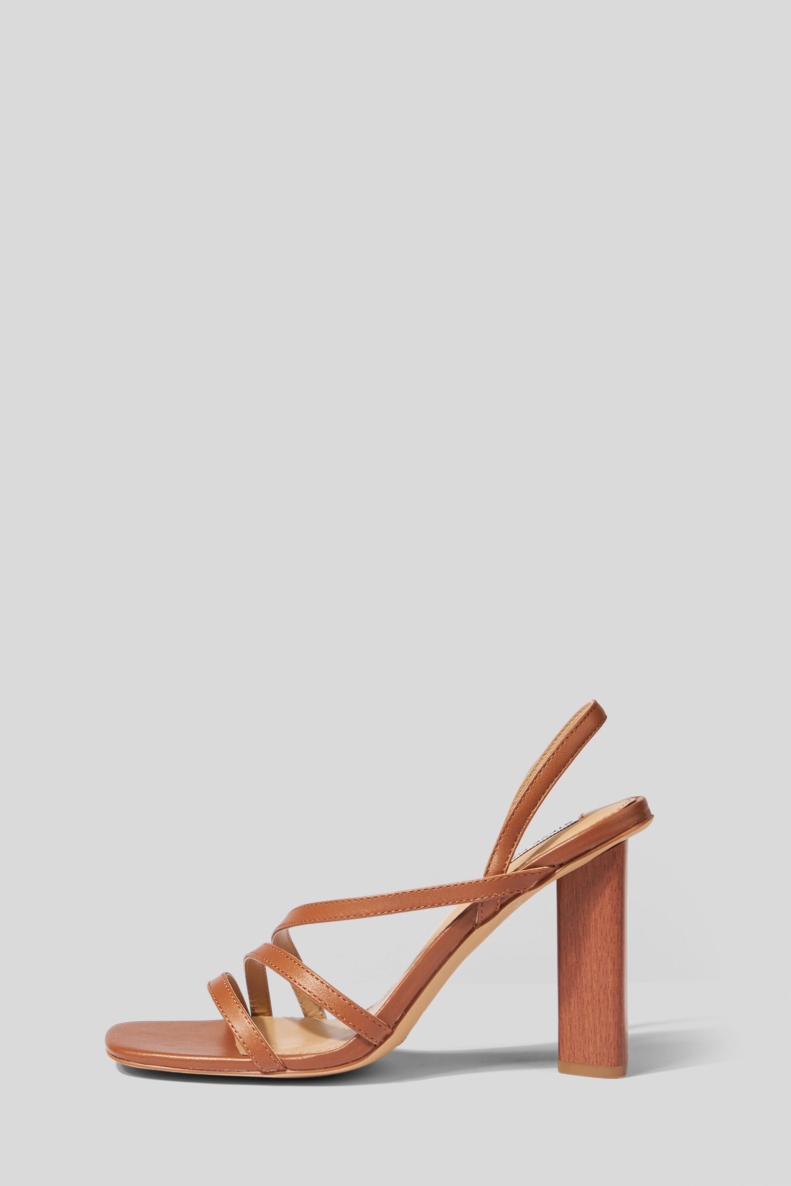 STEVE MADDEN Cognac-Sandale mit Arlinda-Absatz