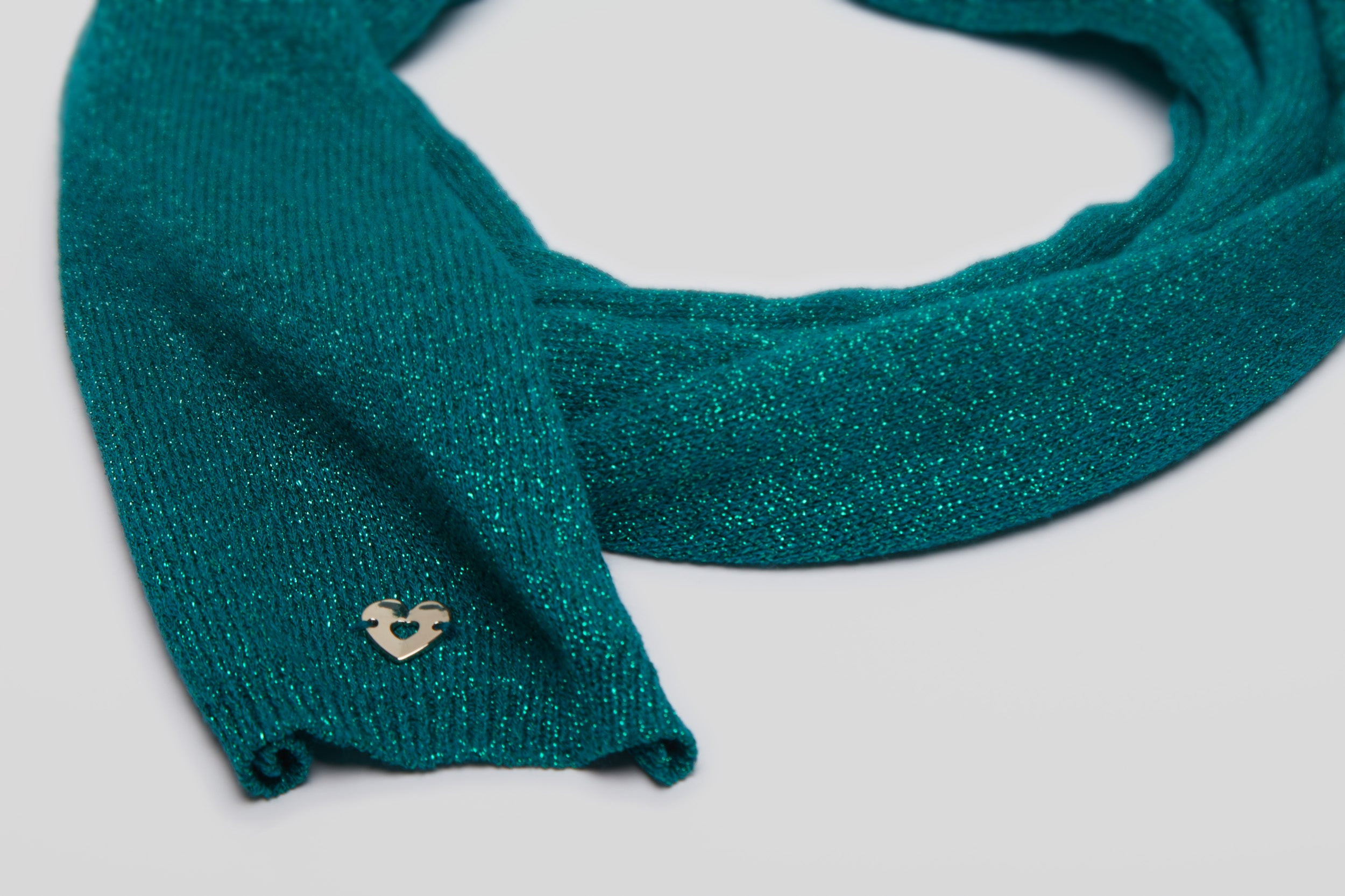 TWINSET Grüne Lurex-Schal