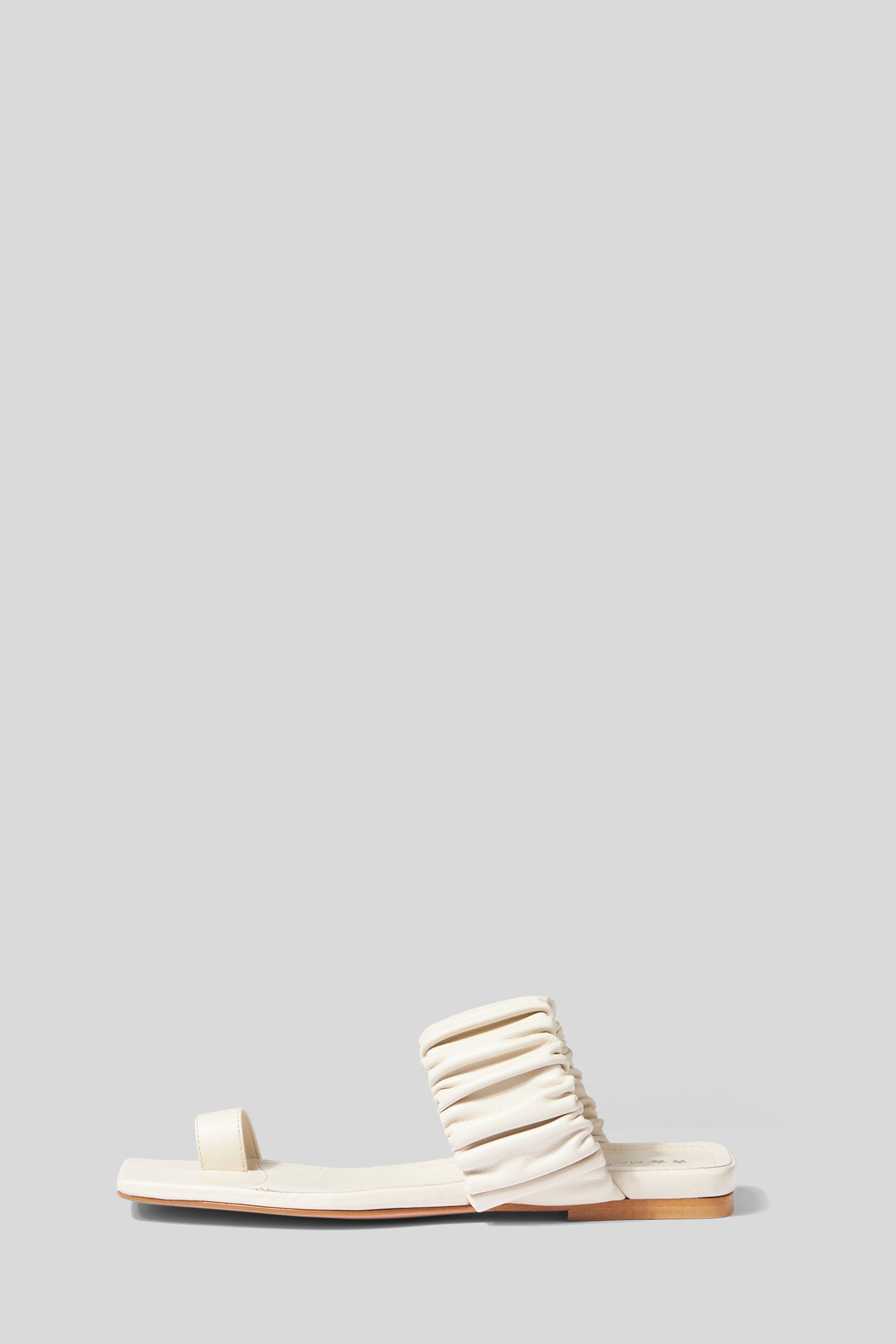 MARC ELLIS Weiße Flip-Flop-Sandale