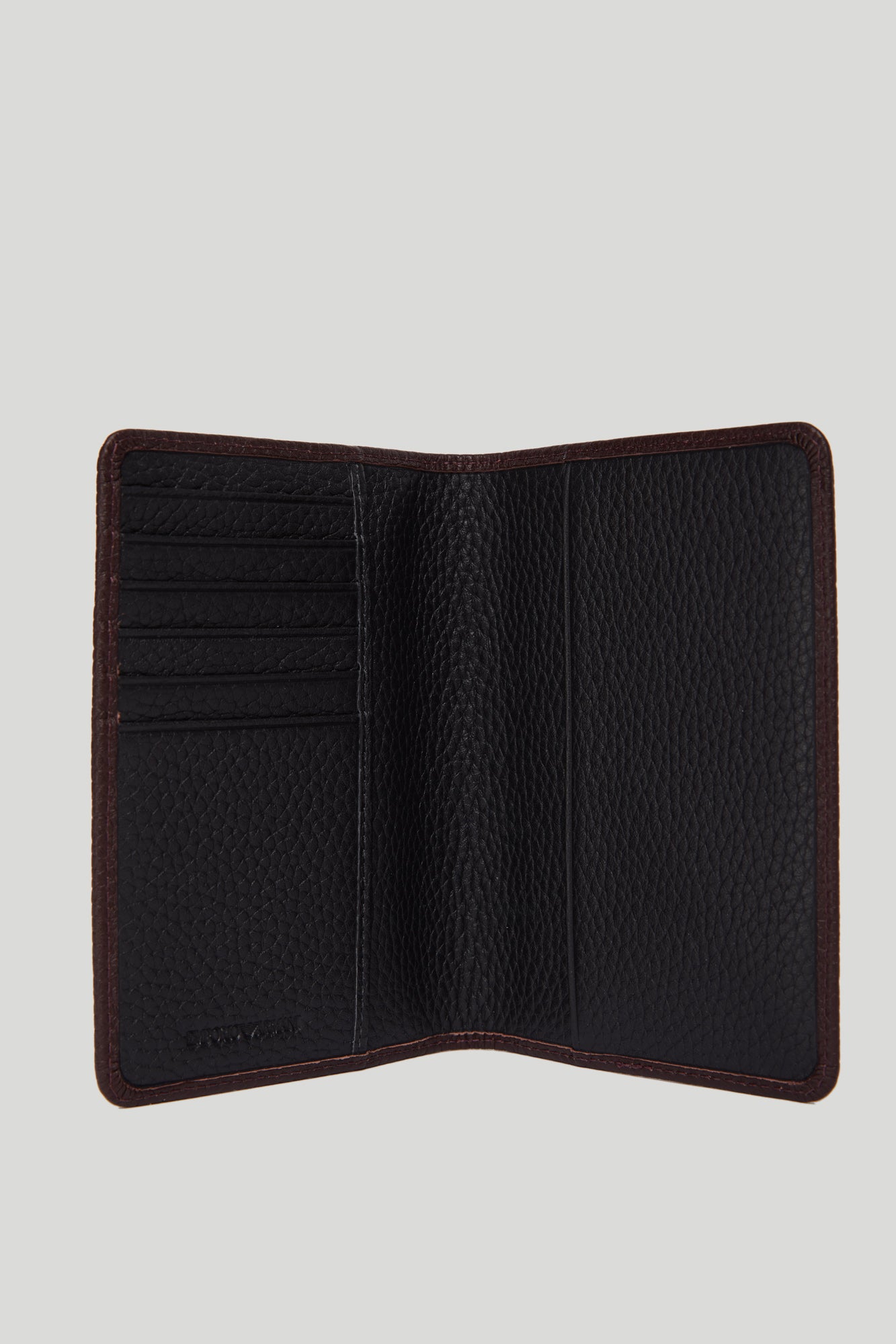 EMPORIO ARMANI Braun Dokumentenhalter aus Leder