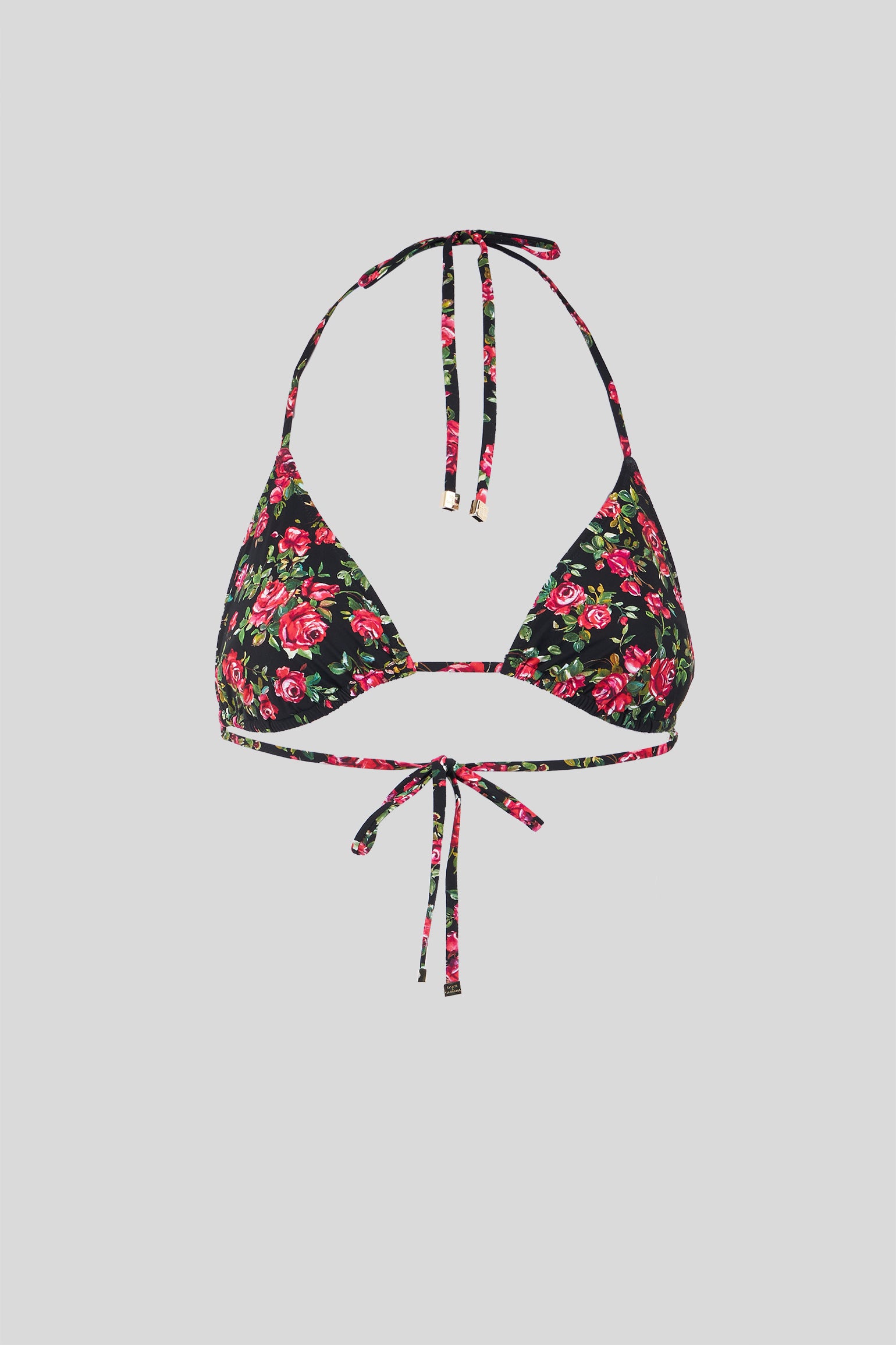 DOLCE & GABBANA Triangel-Bikinioberteil mit Blumenmuster