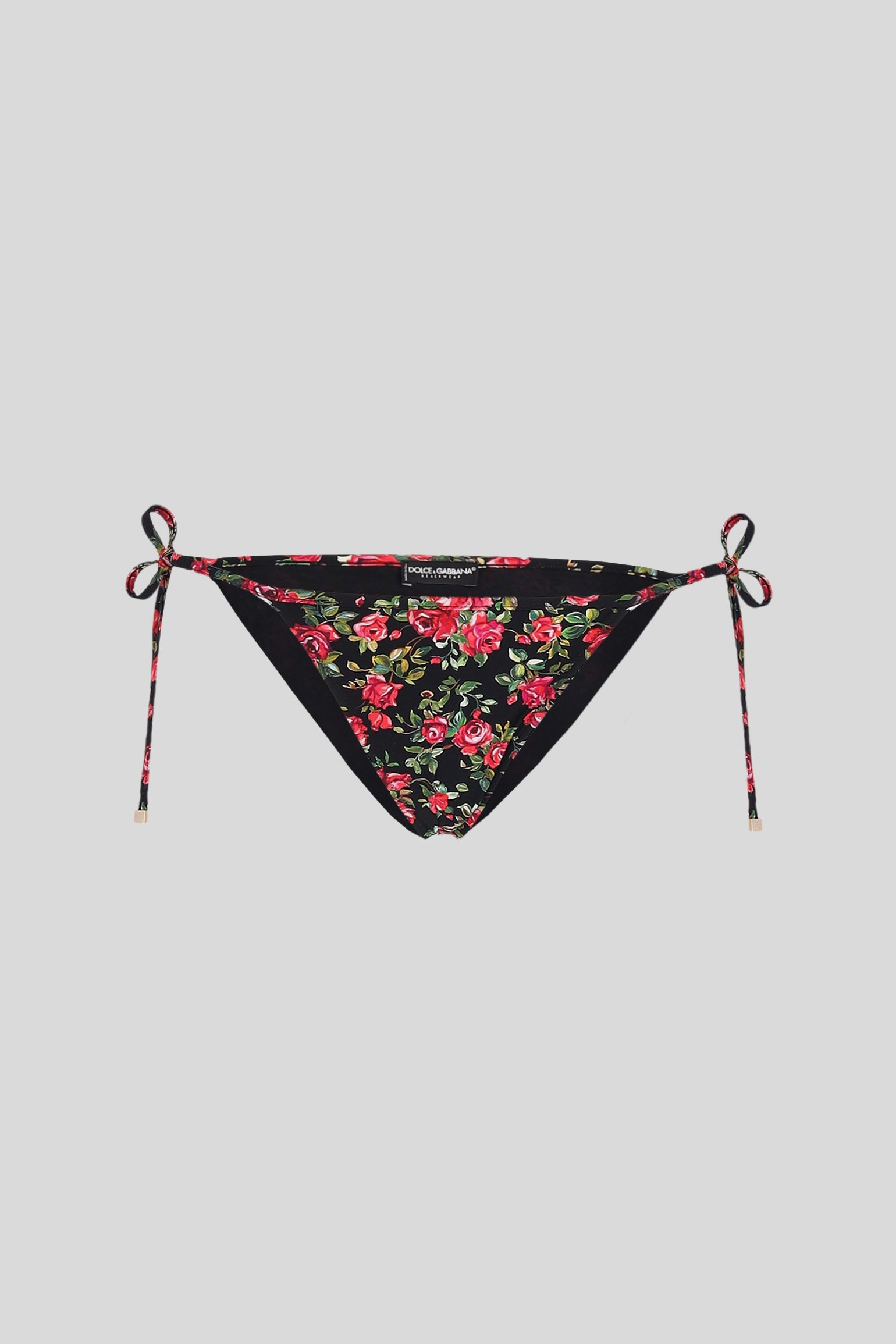 DOLCE & GABBANA Bikini-Slip mit Spitzen-Blumenmuster