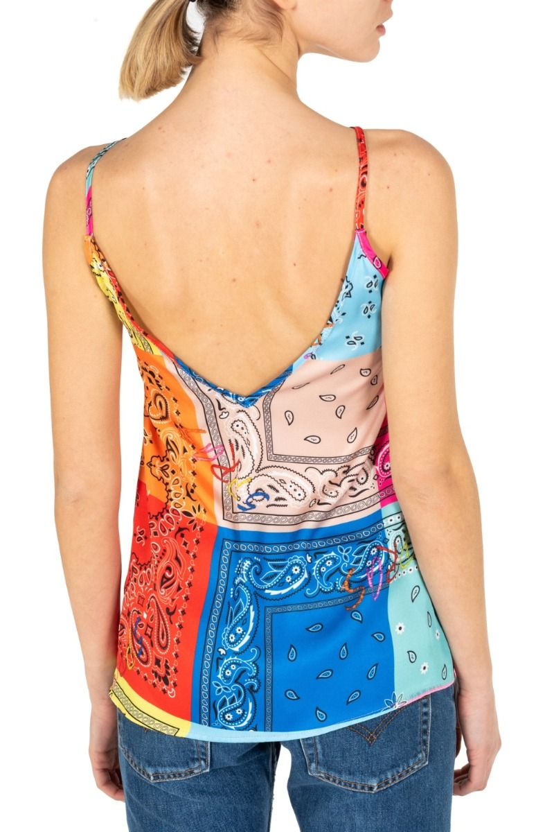 5PROGRESS Mehrfarbiges Tanktop mit Paisley-Print