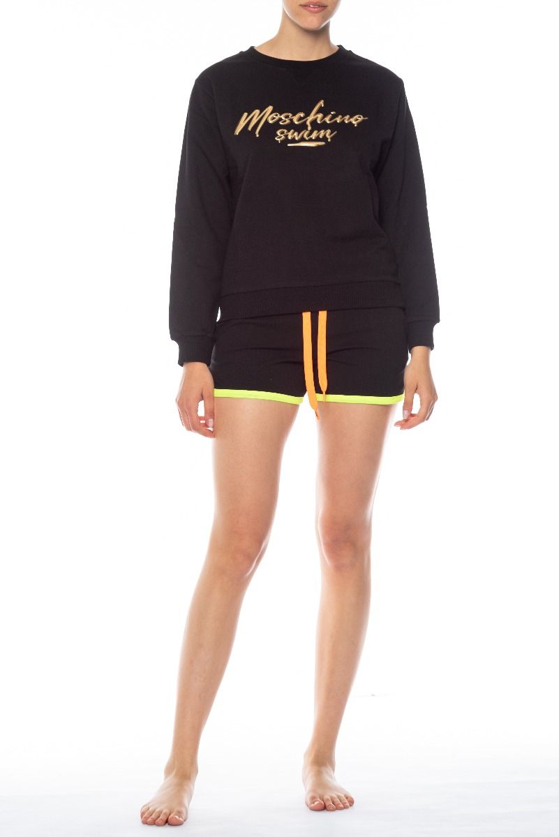 MOSCHINO Schwarz Sweatshirt Moschino Swim