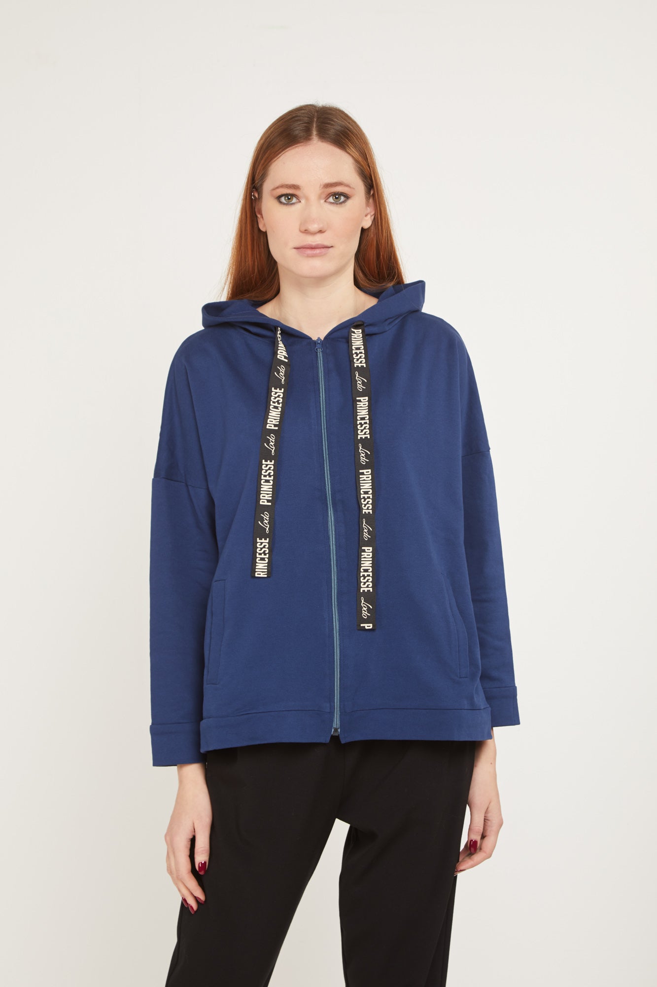 PRINZESSIN LODO Felpa Blau Glitzer