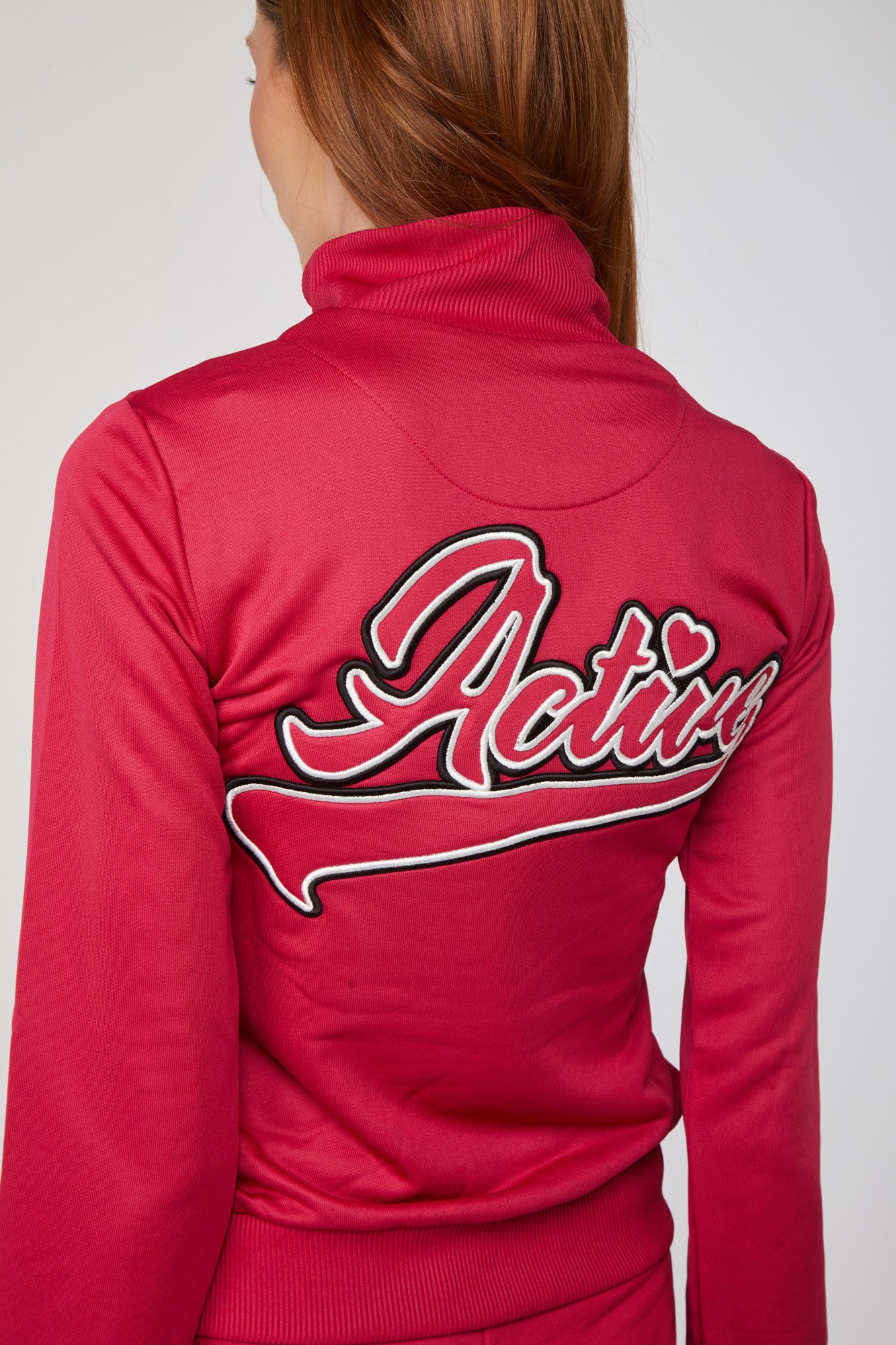 TWINSET Kirsch-Sweatshirt mit Schriftzug