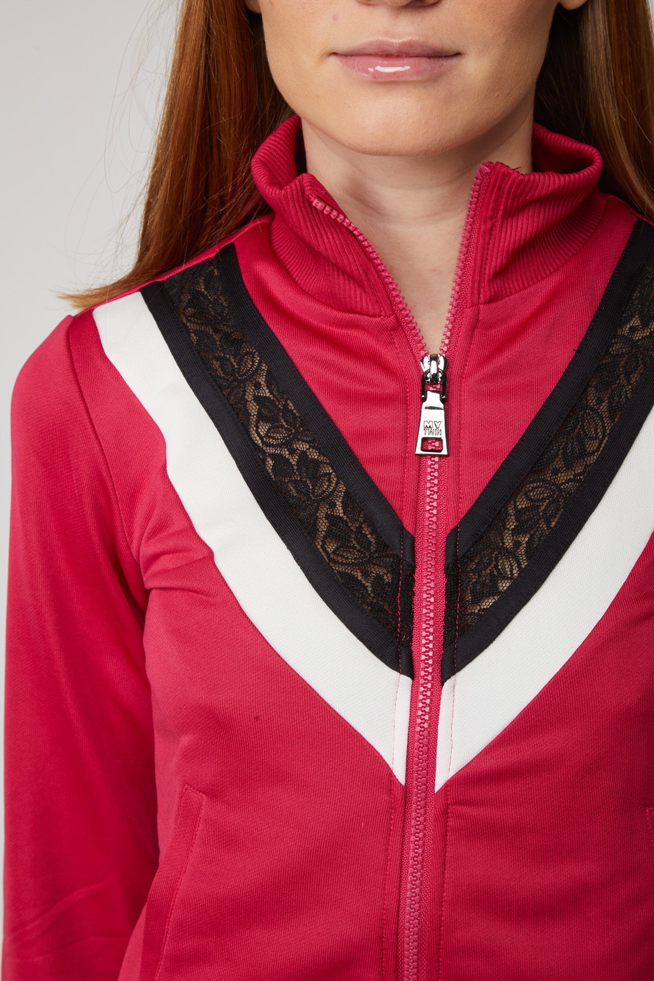 TWINSET Kirsch-Sweatshirt mit Schriftzug