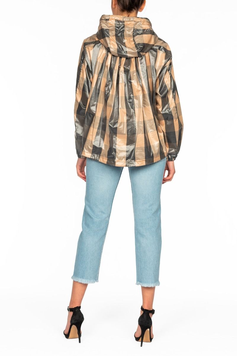 OOF WEAR Kurze karierte Jacke