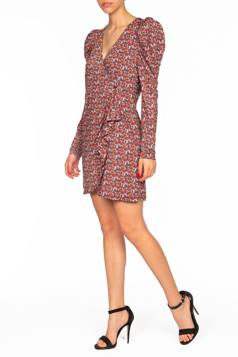 ALESSANDRA GALLO Blumenwickelkleid