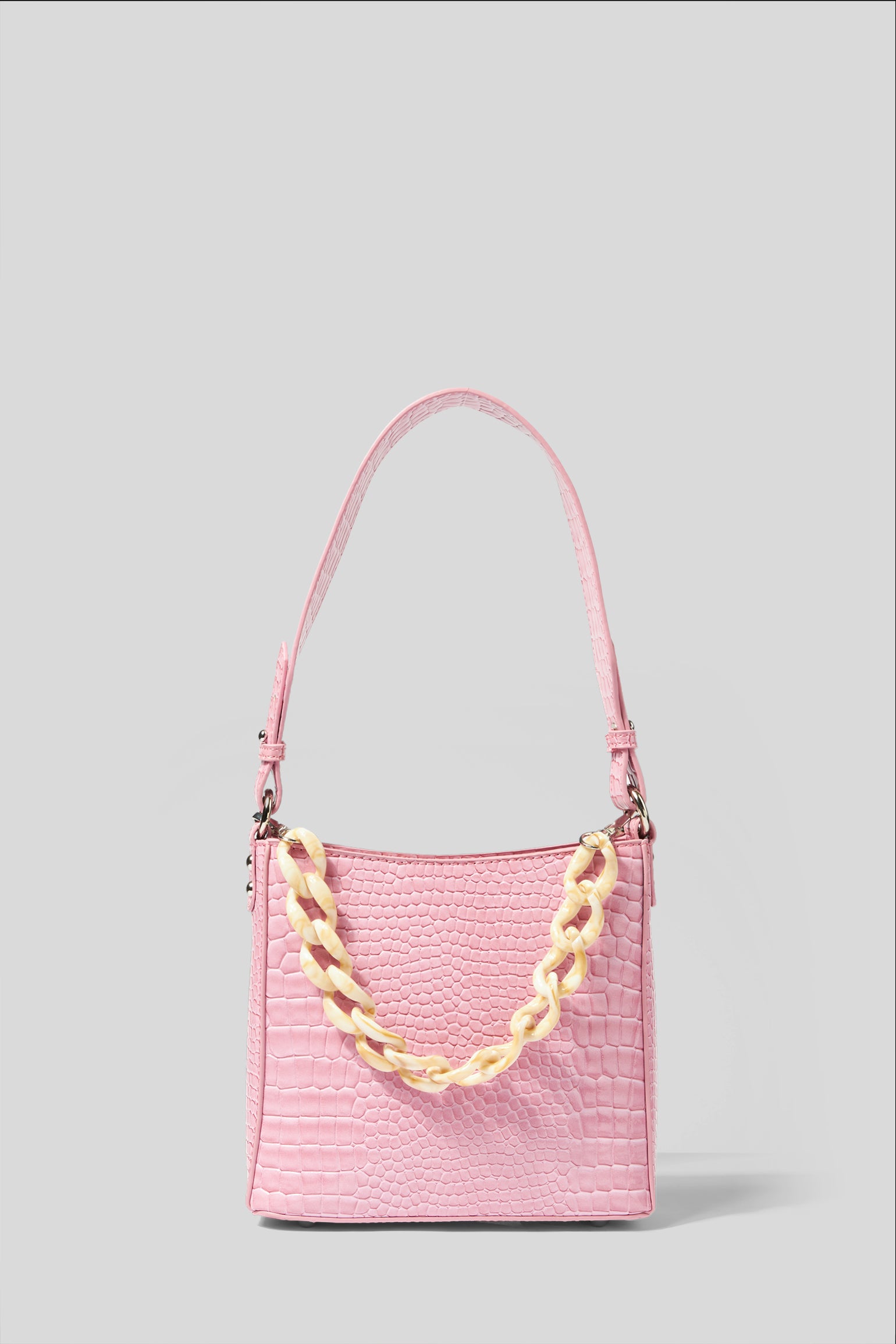 HVISK Amble Croco Lila Tasche