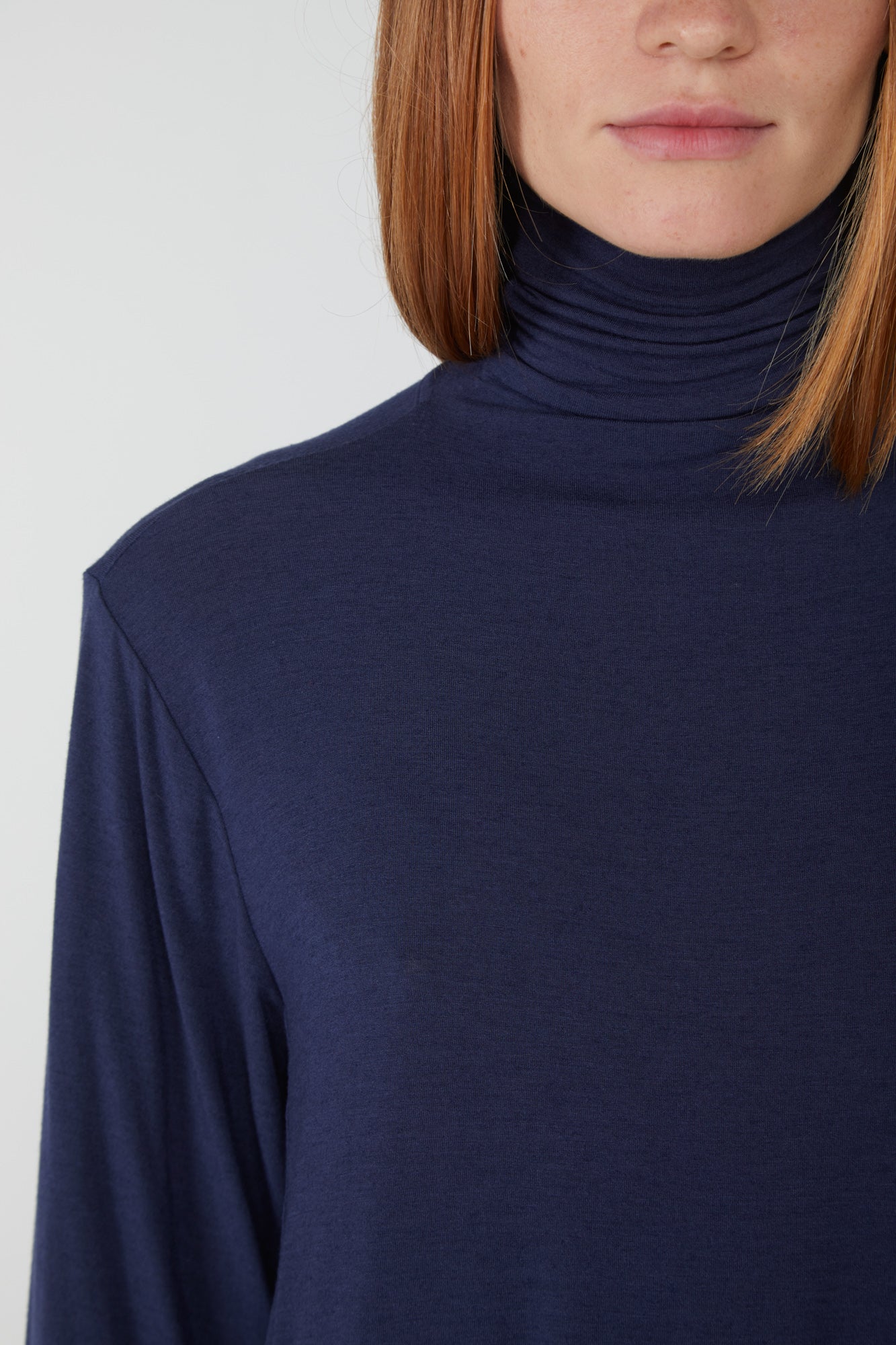 ALESSIA SANTI Blau Plissee-Wolf