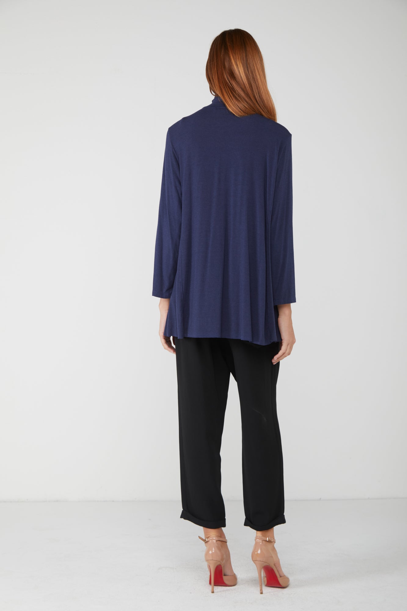 ALESSIA SANTI Blau Plissee-Wolf