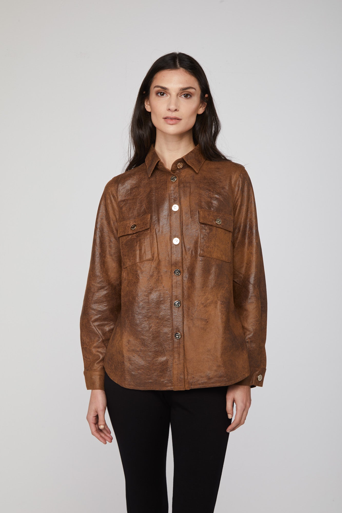 TWINSET Tabakjacke-Hemd-Modell