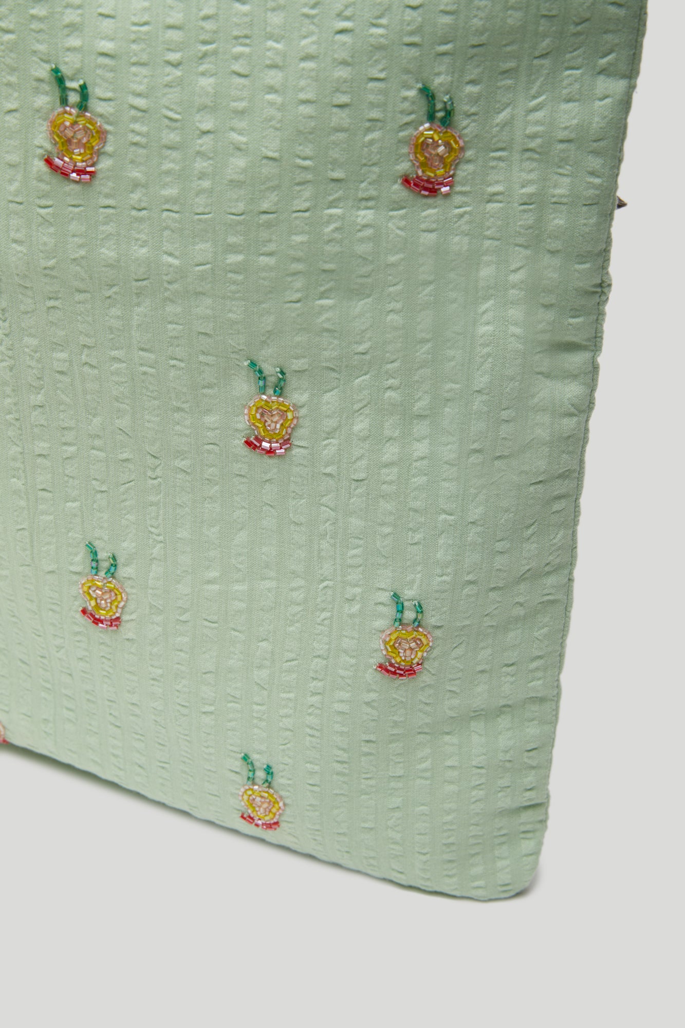 HVISK Dale Mint Grüne Tasche mit Stickerei