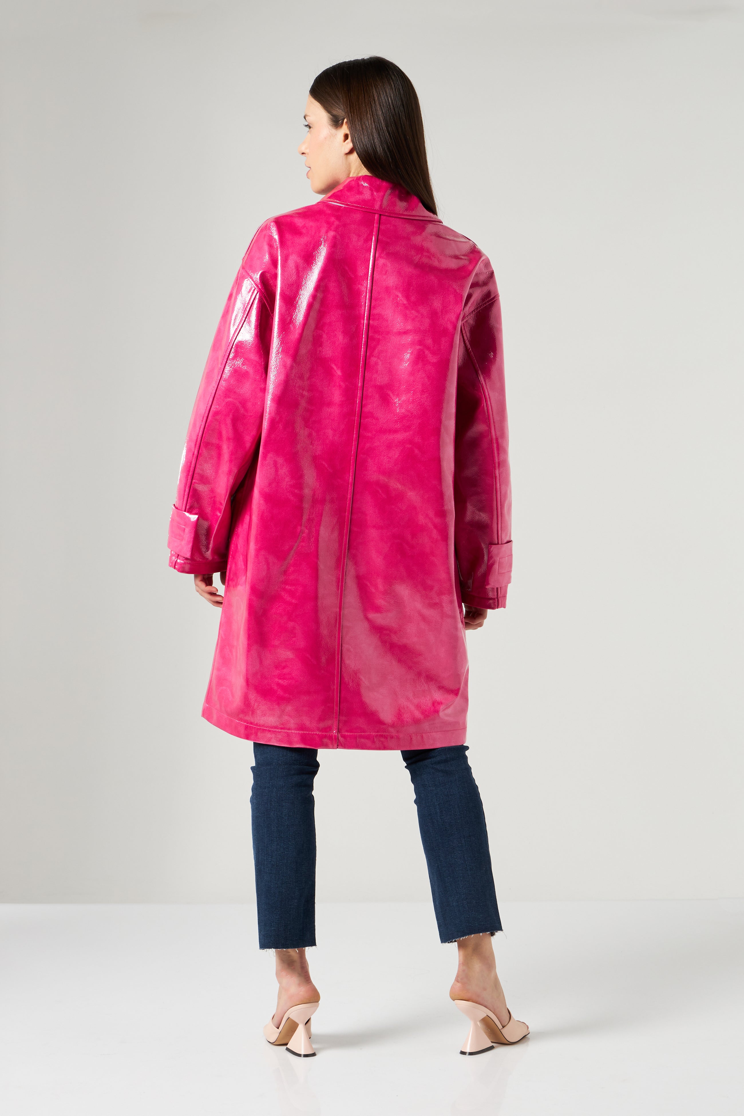 STAND STUDIO Conni Sour Raspberry Lange Jacke
