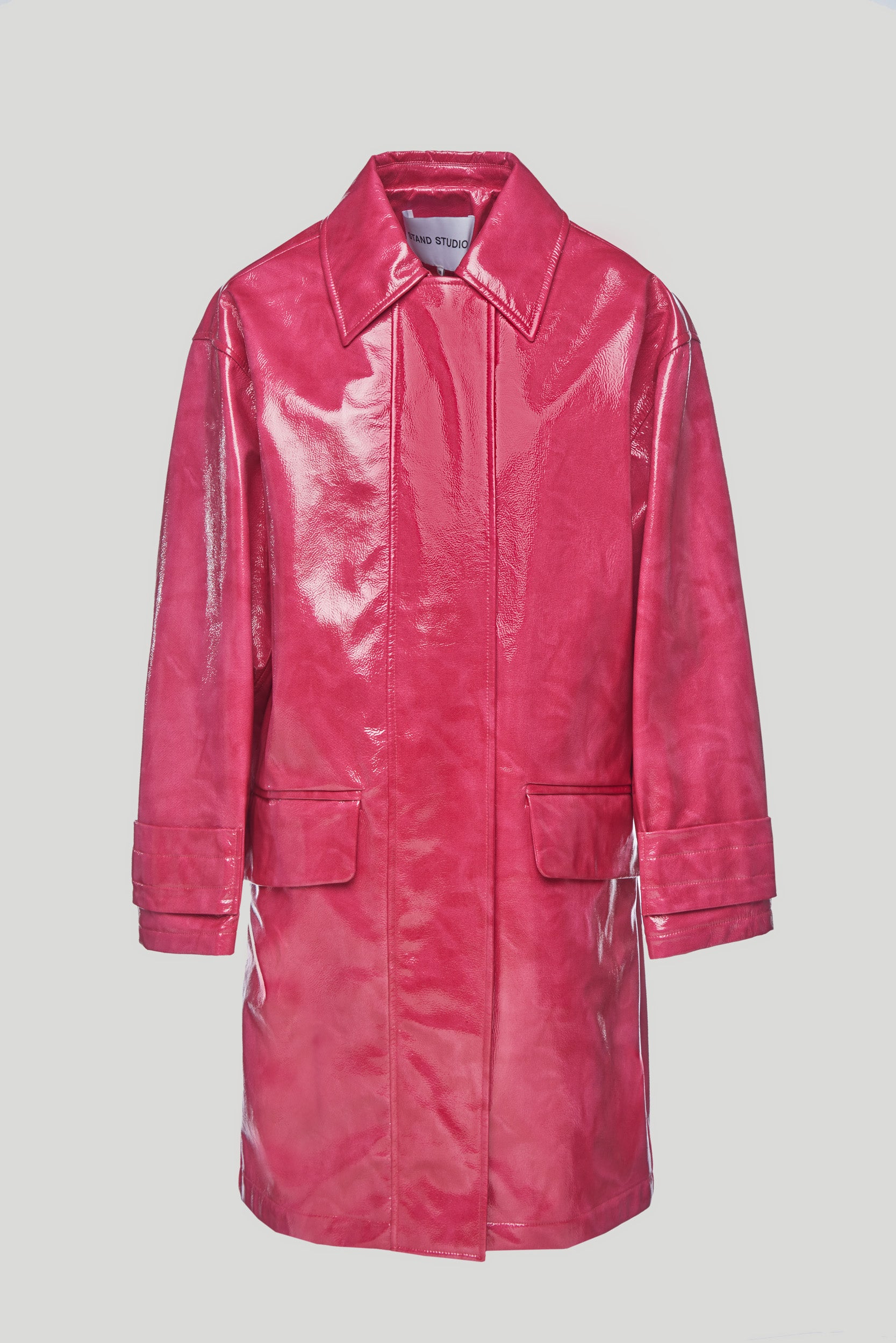 STAND STUDIO Conni Sour Raspberry Lange Jacke