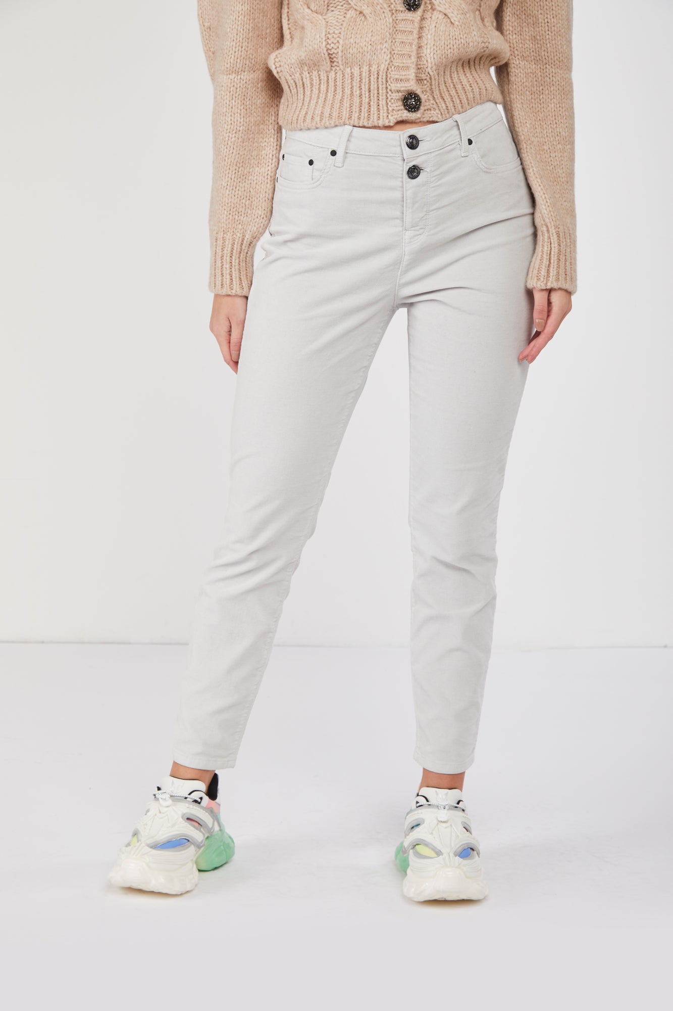 TOMMY HILFIGER Grau Röhrenjeans