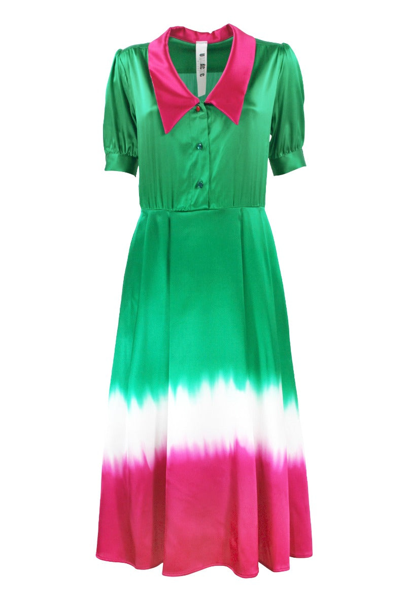 ULTRACHIC Langes Batikkleid