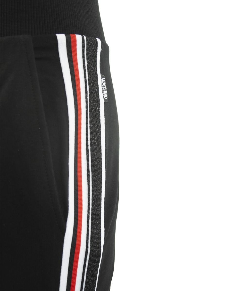MOSCHINO Schwarze, ausgestellte Sporthose
