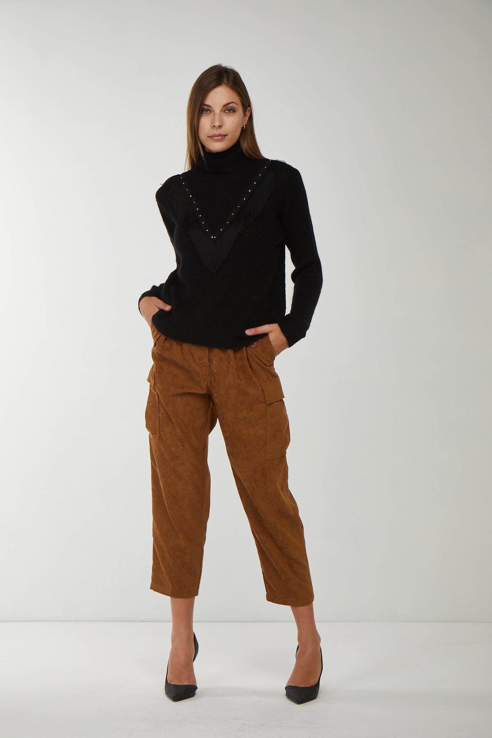 LIU JO Braun Cargohose