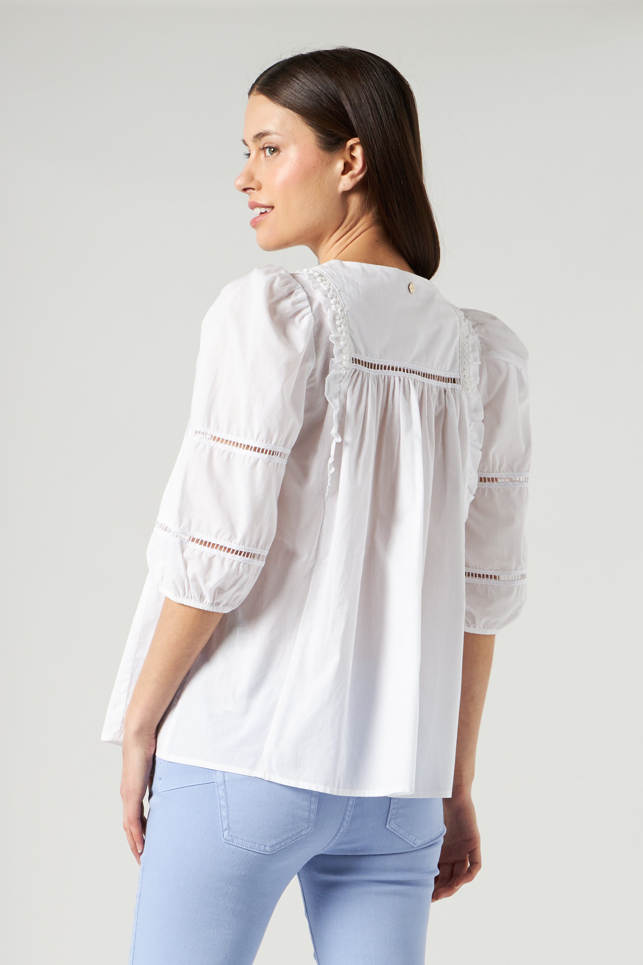 LIU JO Bluse mit Puffärmeln