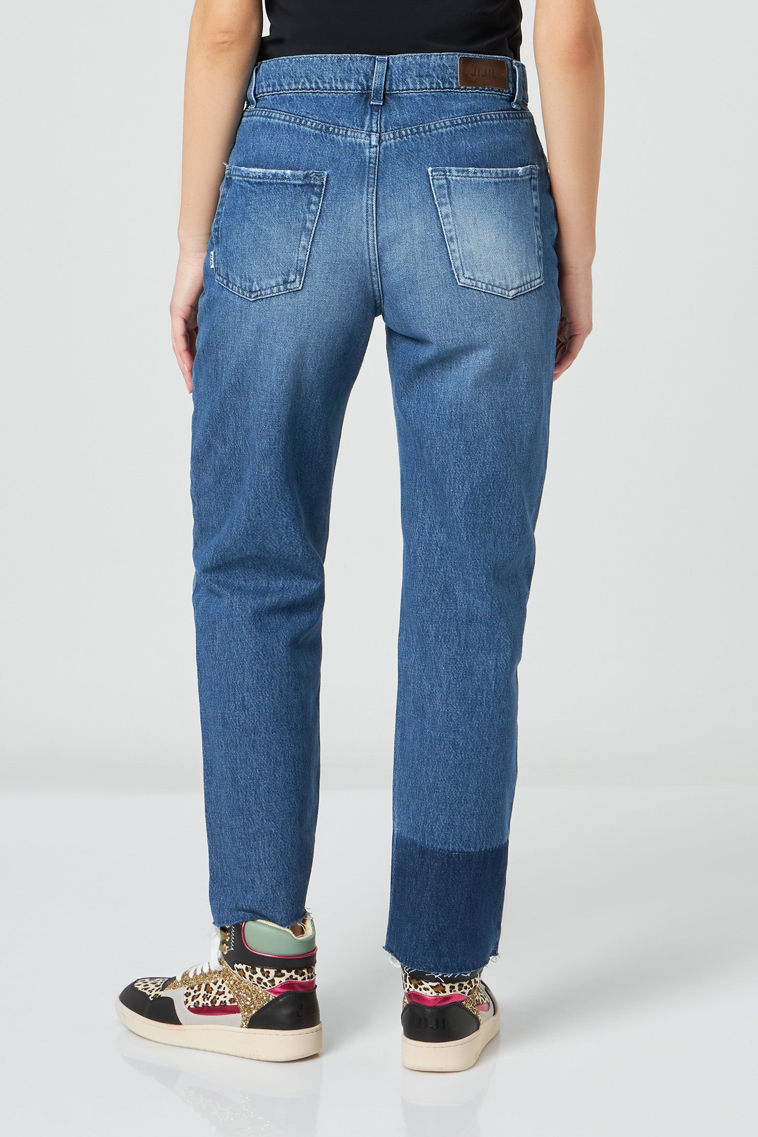 JIJIL Jeans Regular Waist Zweifarbig
