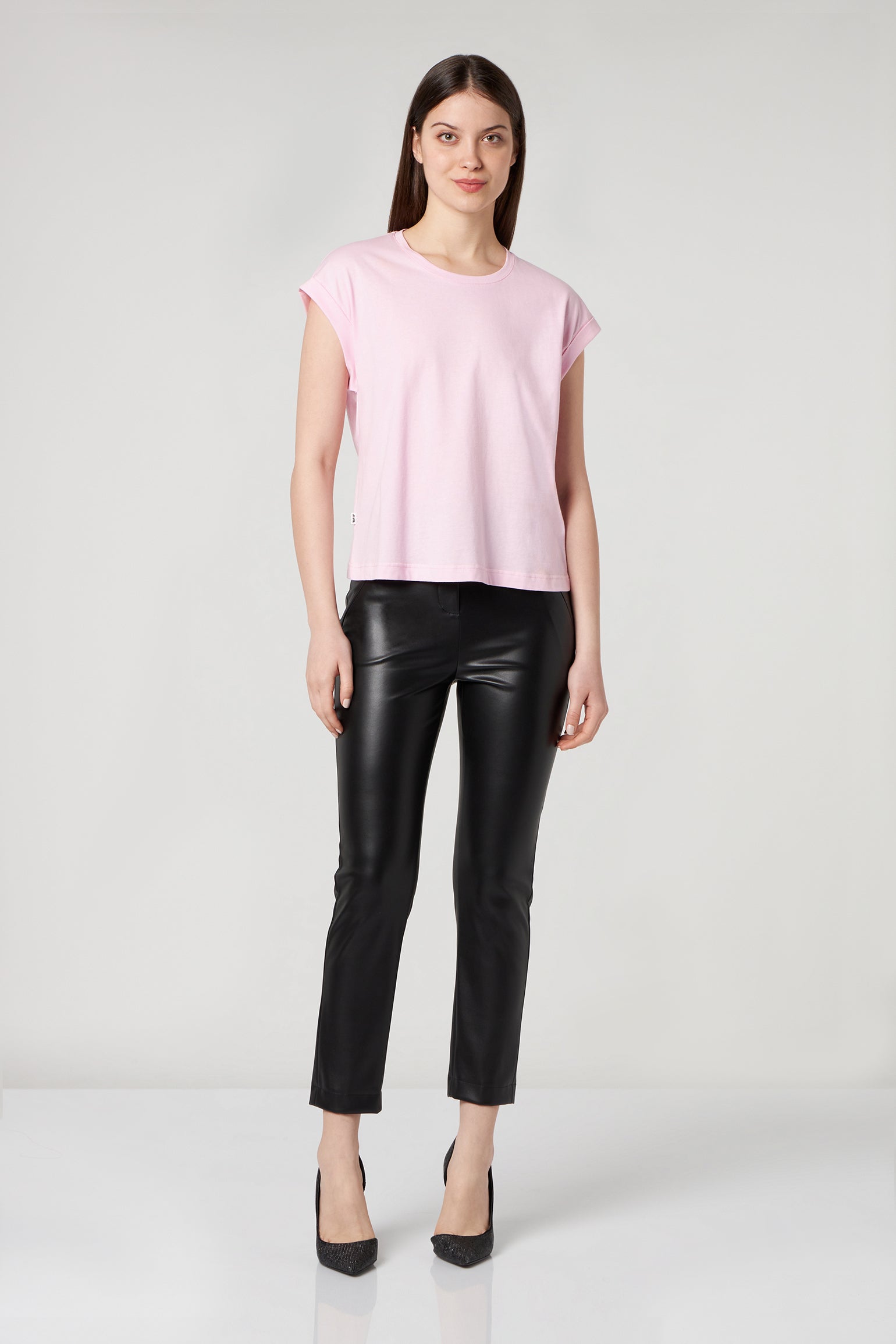 JIJIL T-Shirt in Cotone Rose