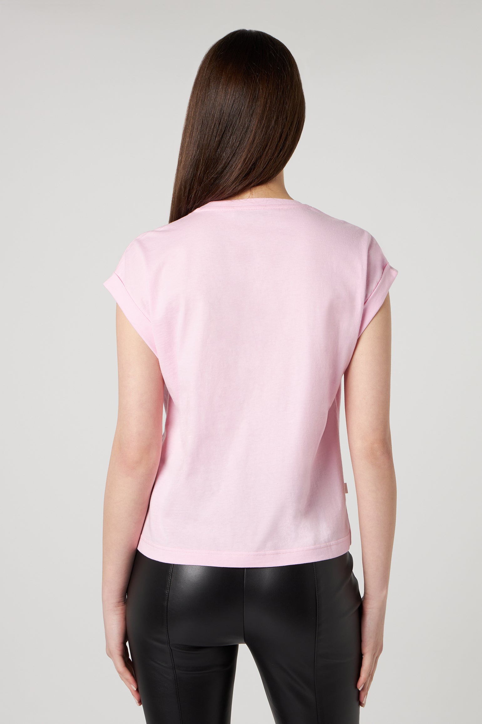 JIJIL T-Shirt in Cotone Rose