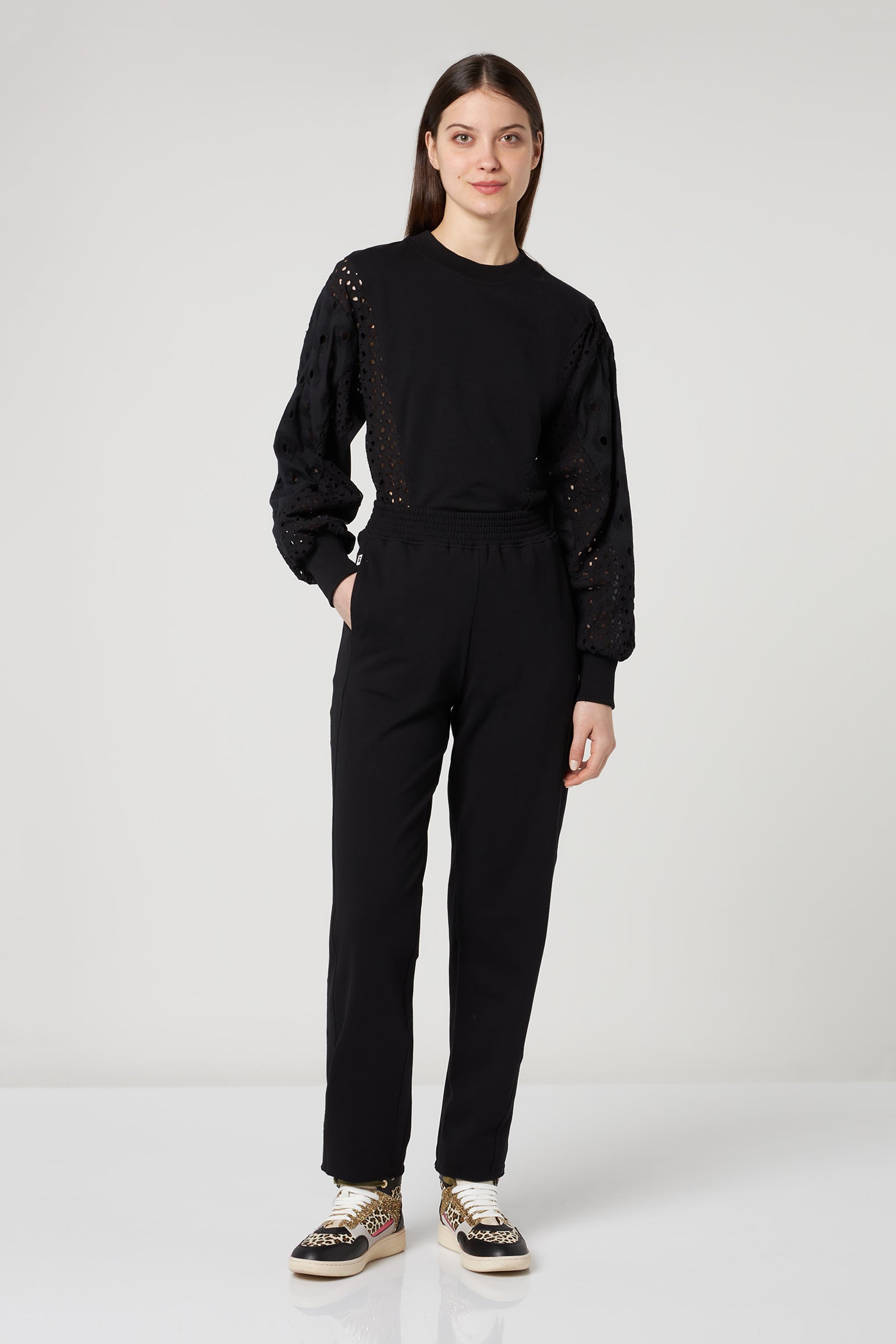 JIJIL Schwarz Trainingshose