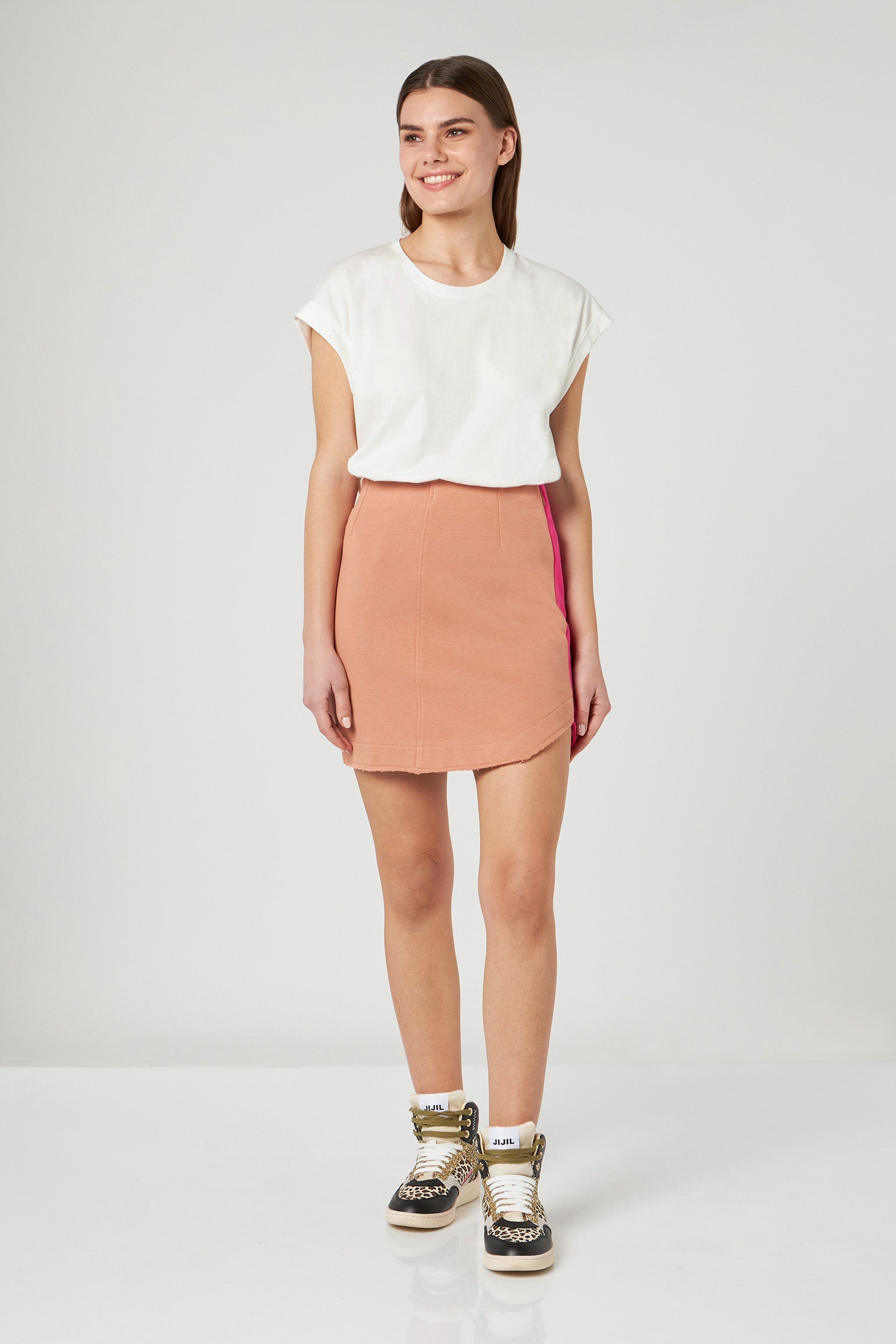 JIJIL Zweifarbiger Minirock
