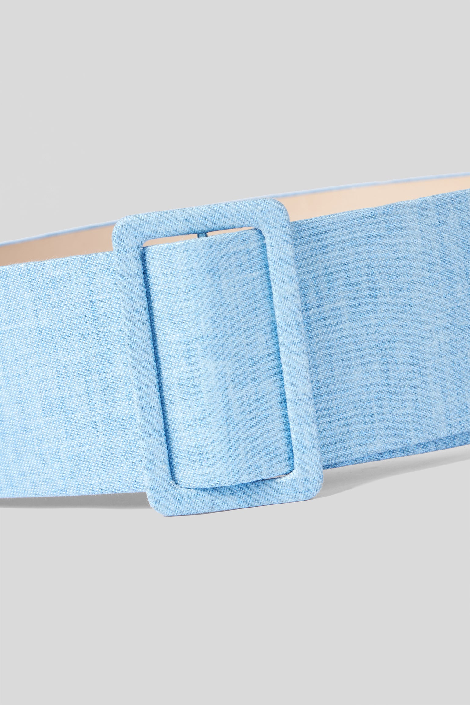 JIJIL Hellblauer Denim-ähnlicher Gürtel