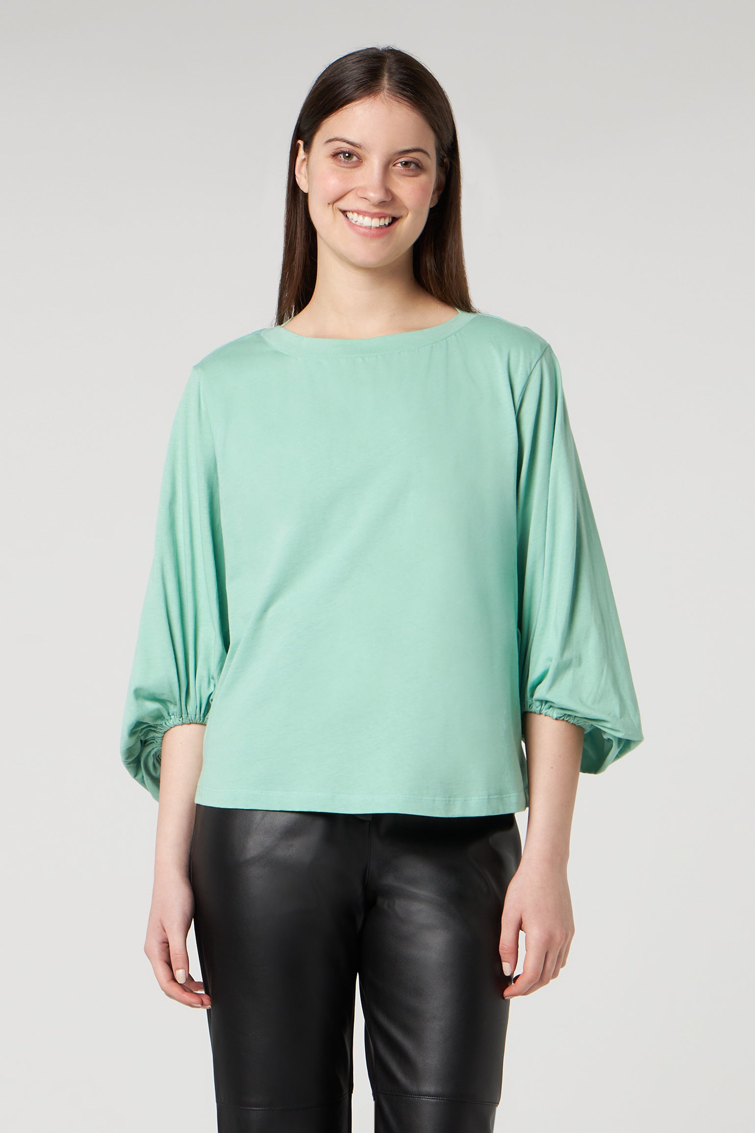 JIJIL Anis-T-Shirt mit Puffärmeln