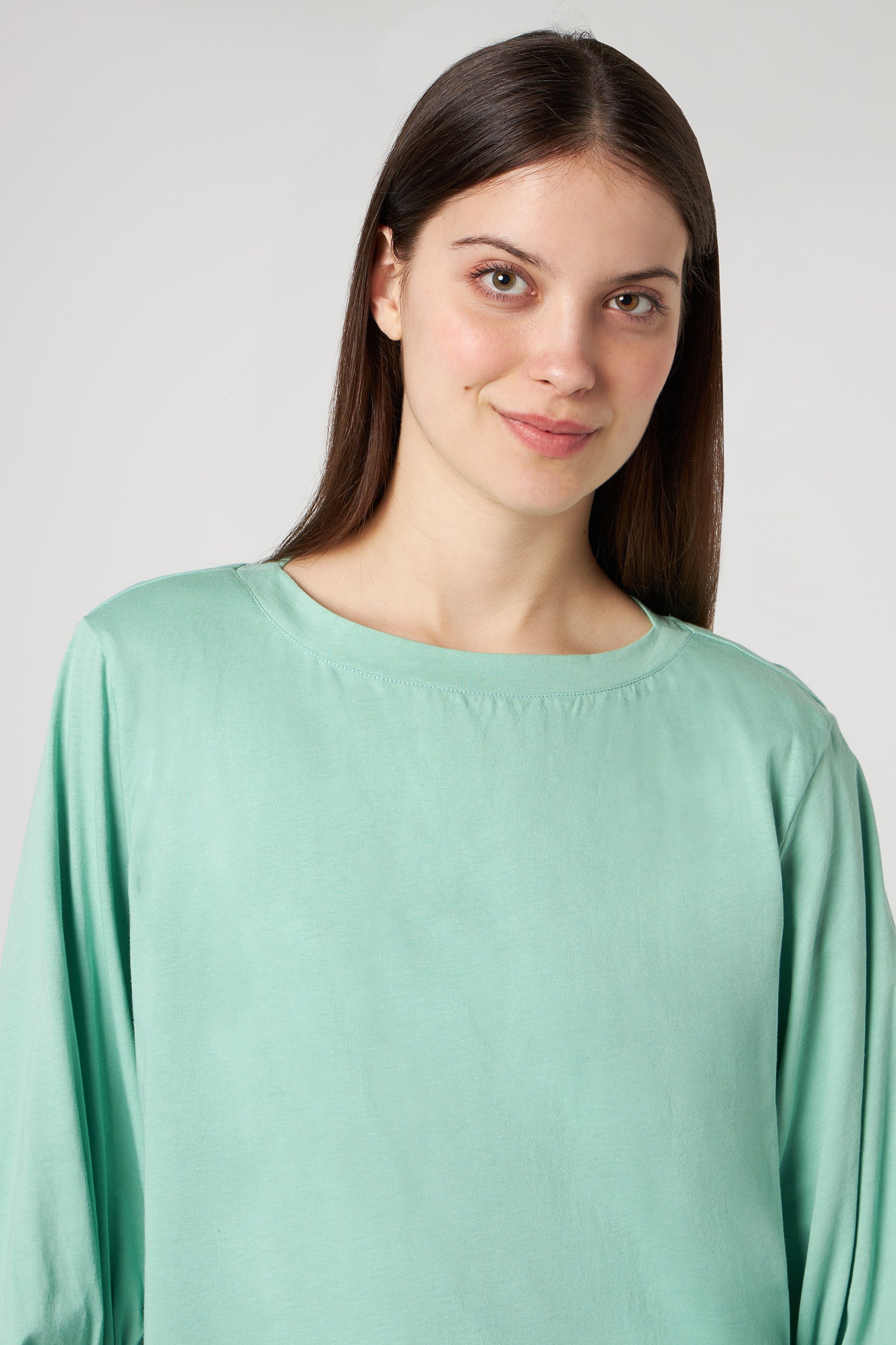 JIJIL Anis-T-Shirt mit Puffärmeln
