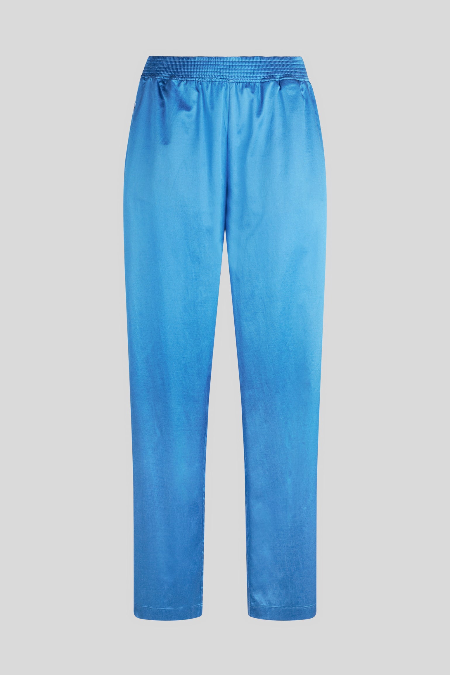 JIJIL Blau Palazzo-Hose aus Satin