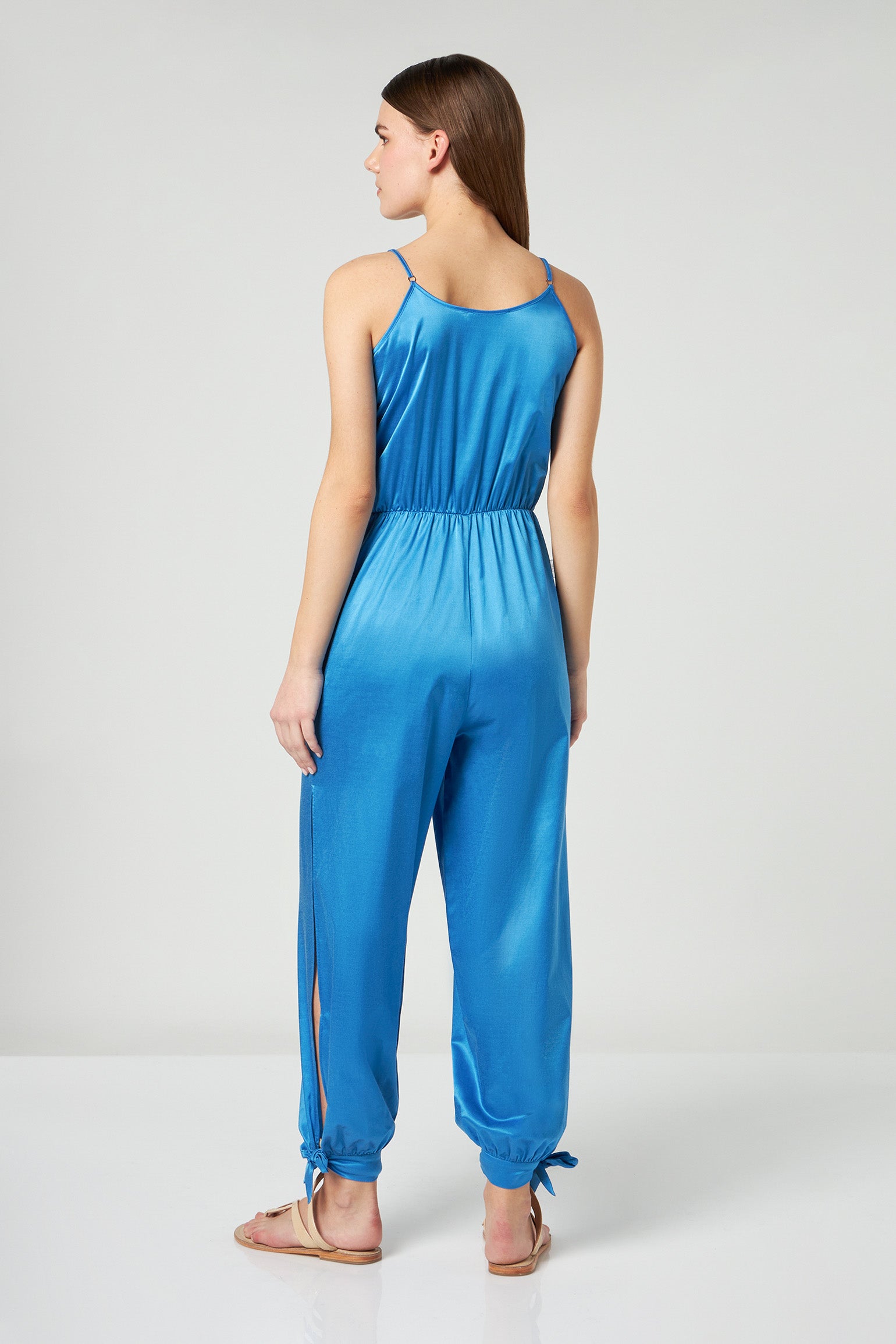 JIJIL Blau Satin-Overall