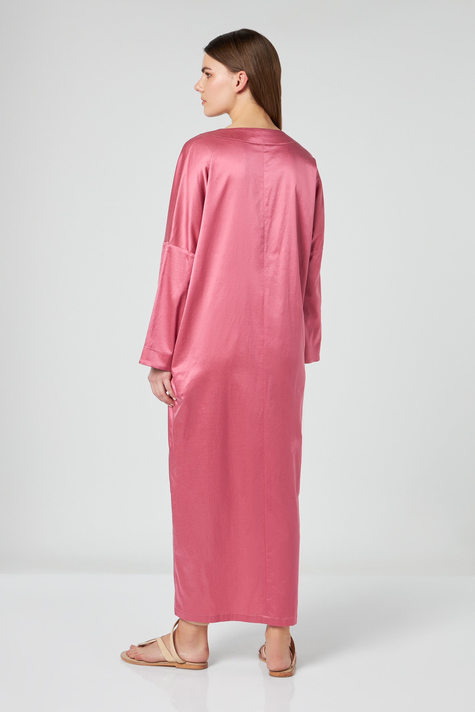 JIJIL Barbie Rose Kaftan-Kleid