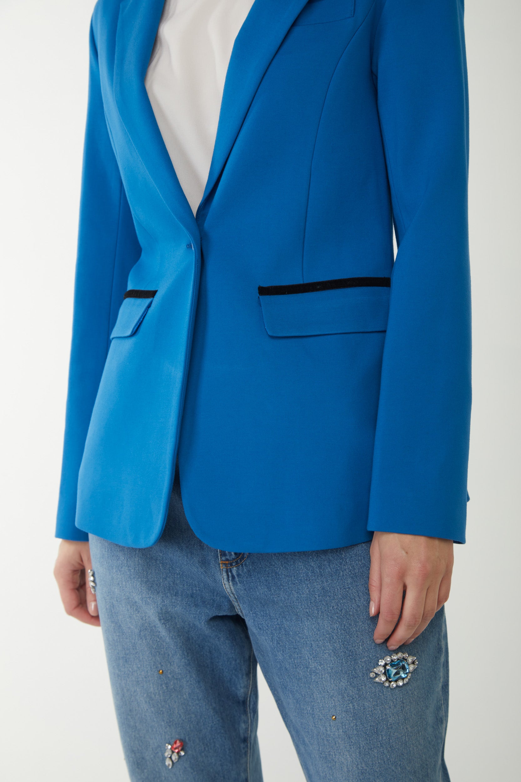 MY TWIN TWINSET Bluette einreihige Jacke