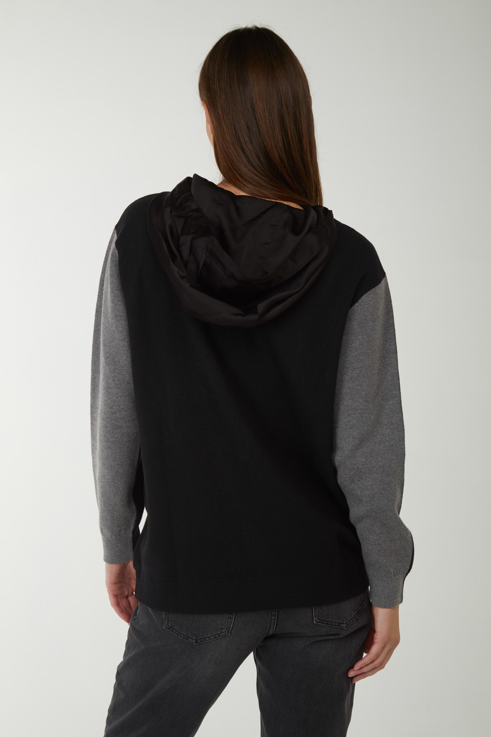 MY TWIN TWINSET Schwarz Jacke mit Kapuze