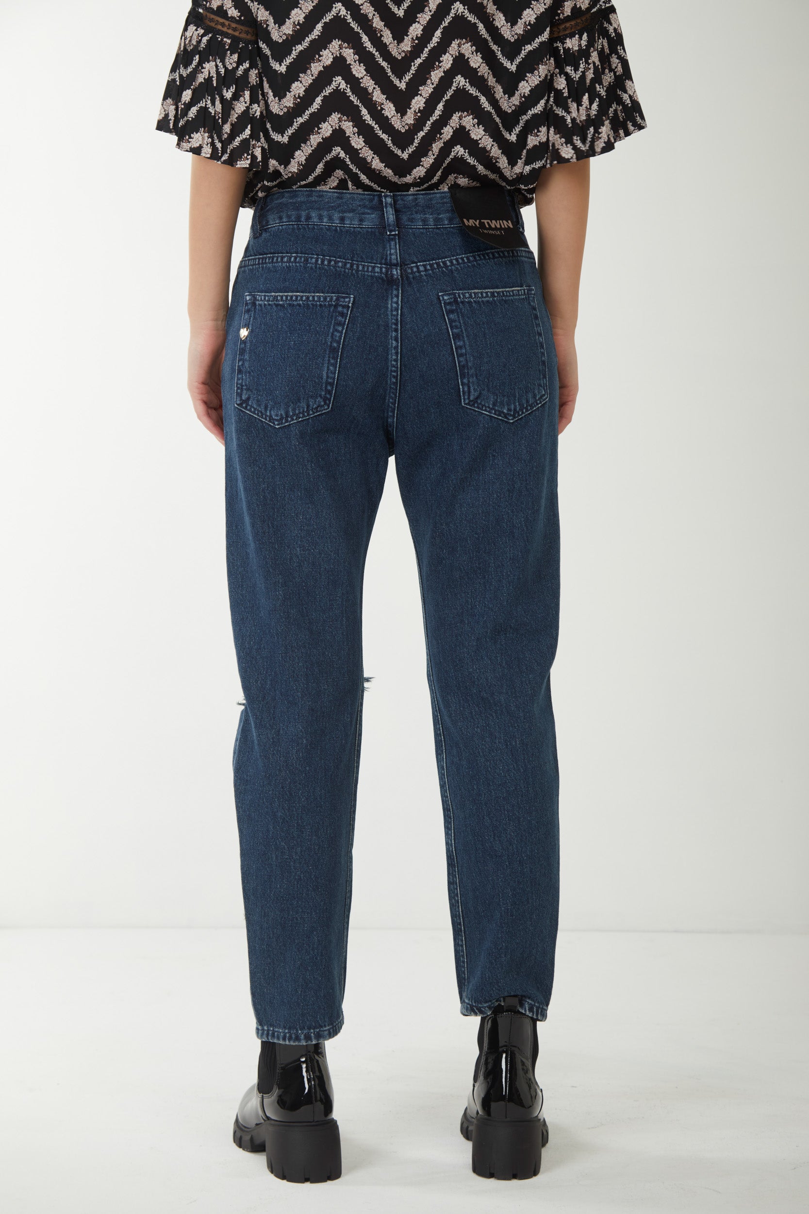 MY TWIN TWINSET Jeans Girlfriend Blau