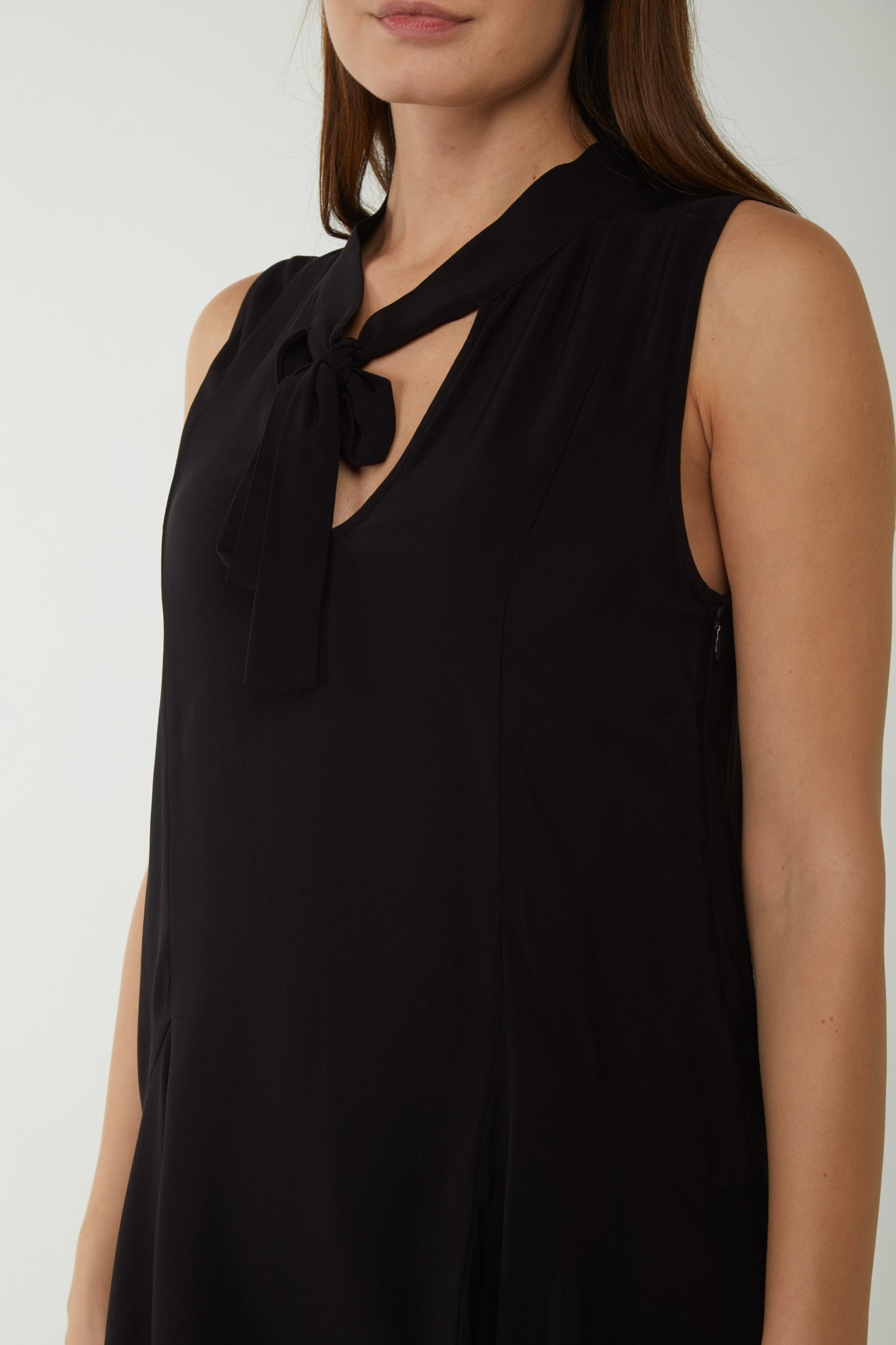 TWINSET Georgette-Top mit Schleifenkragen