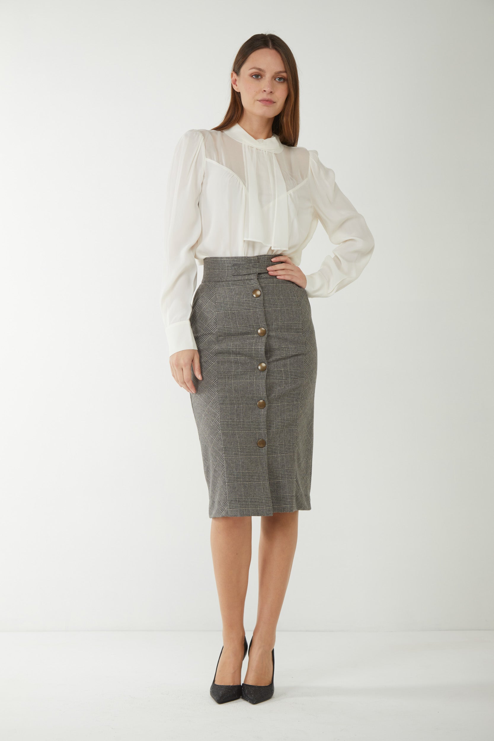 TWINSET Bluse aus Georgette-Crêpe de Chine