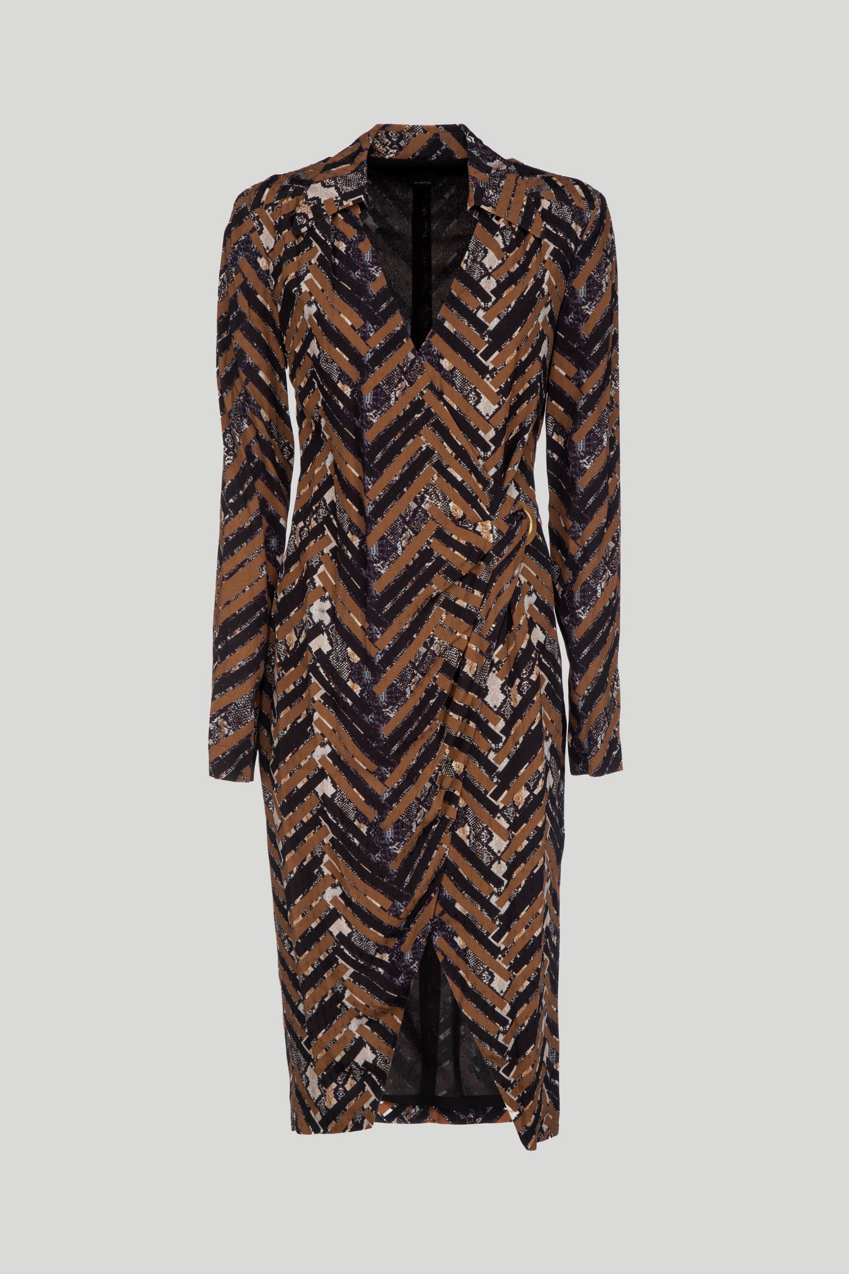 PINKO Kleid mit Reptilieneffekt-Print