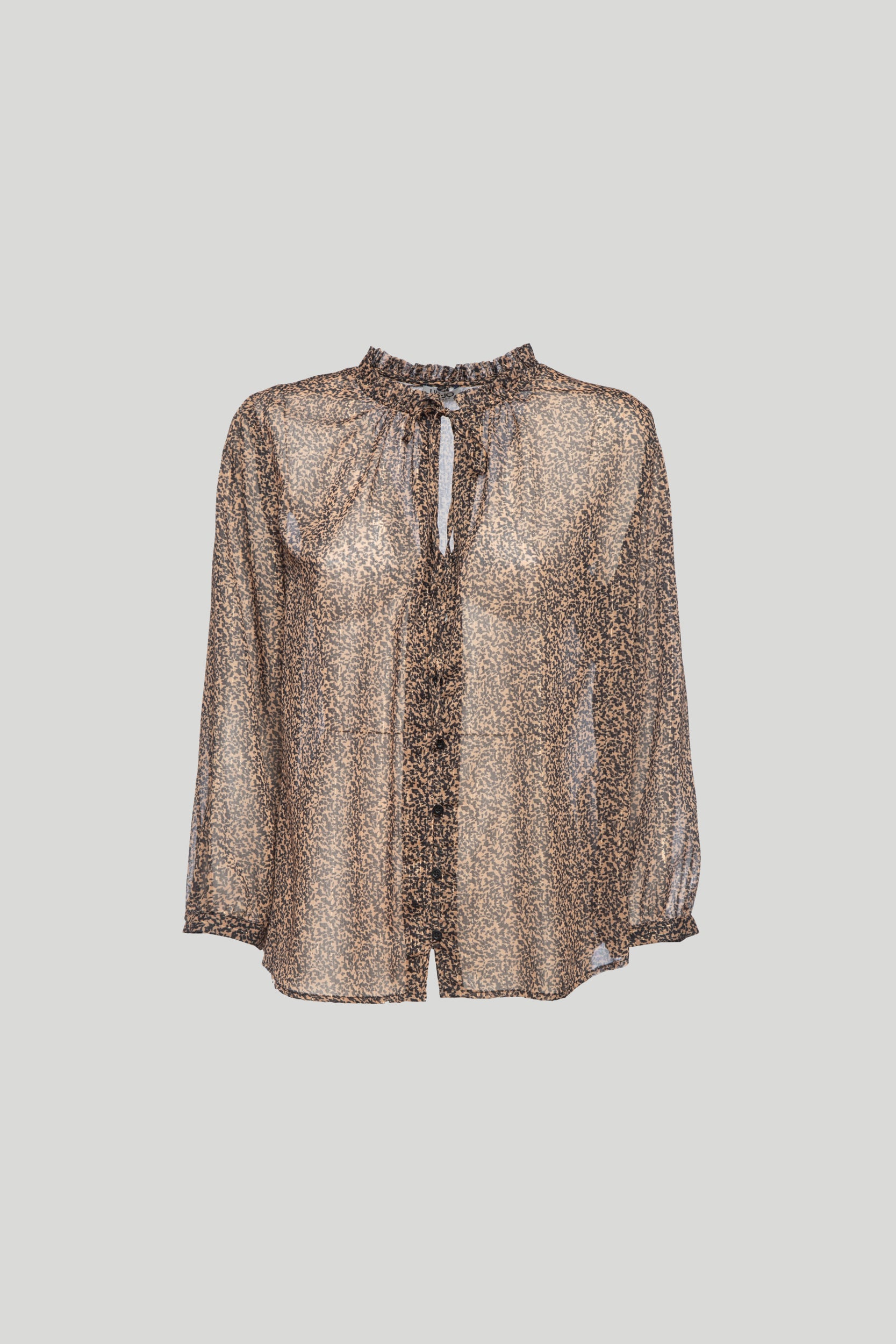 LIU JO Ausgefallene Georgette-Bluse