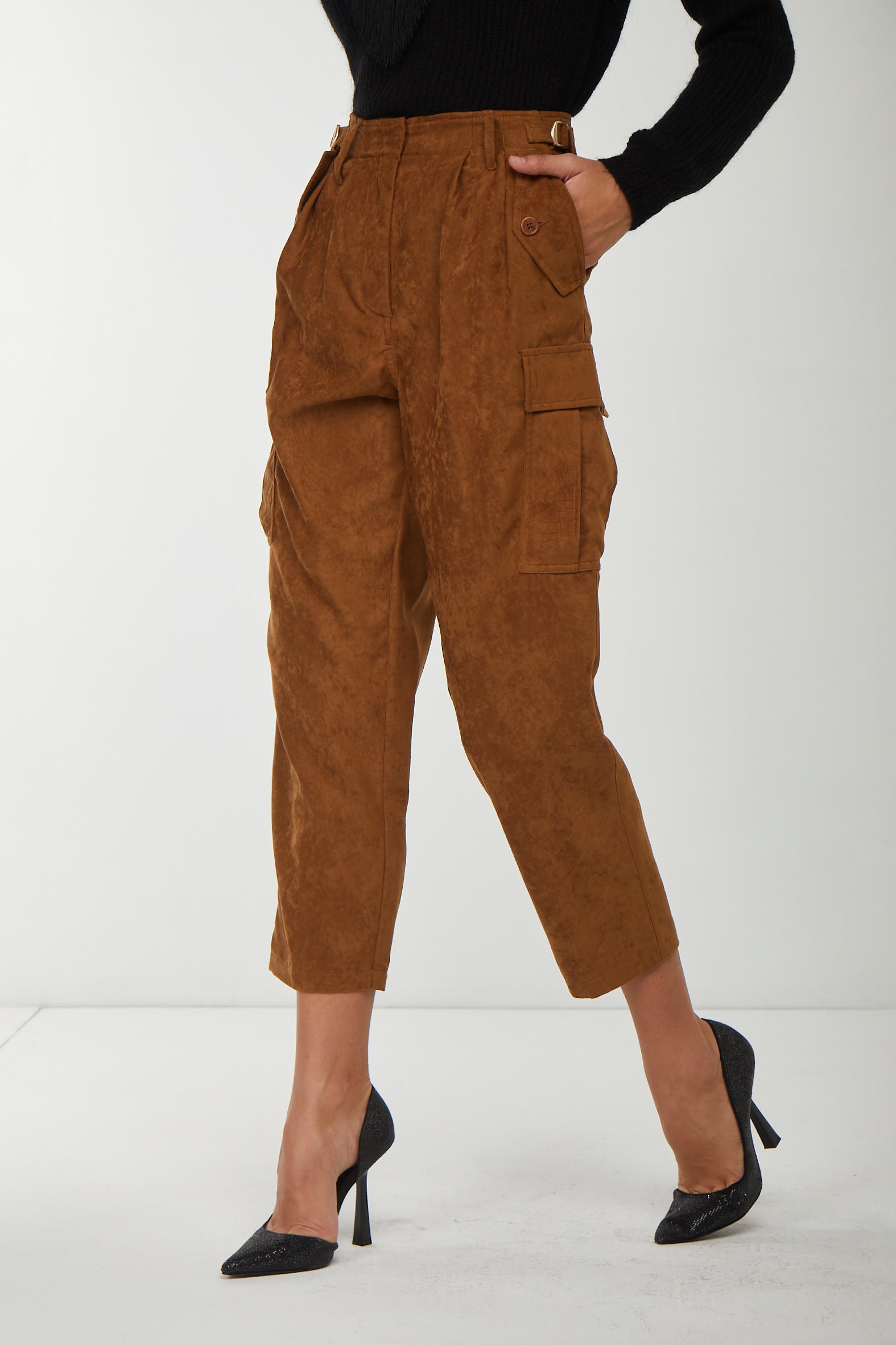 LIU JO Braun Cargohose