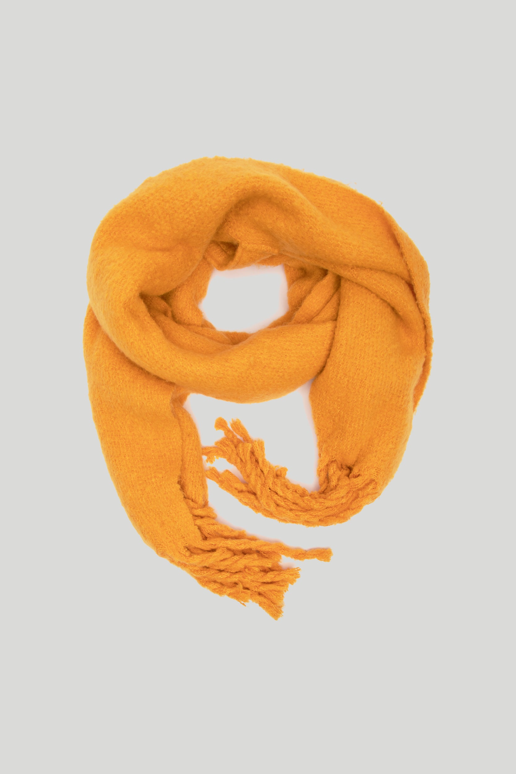 LIU JO Gelbe Schal mit Fransen