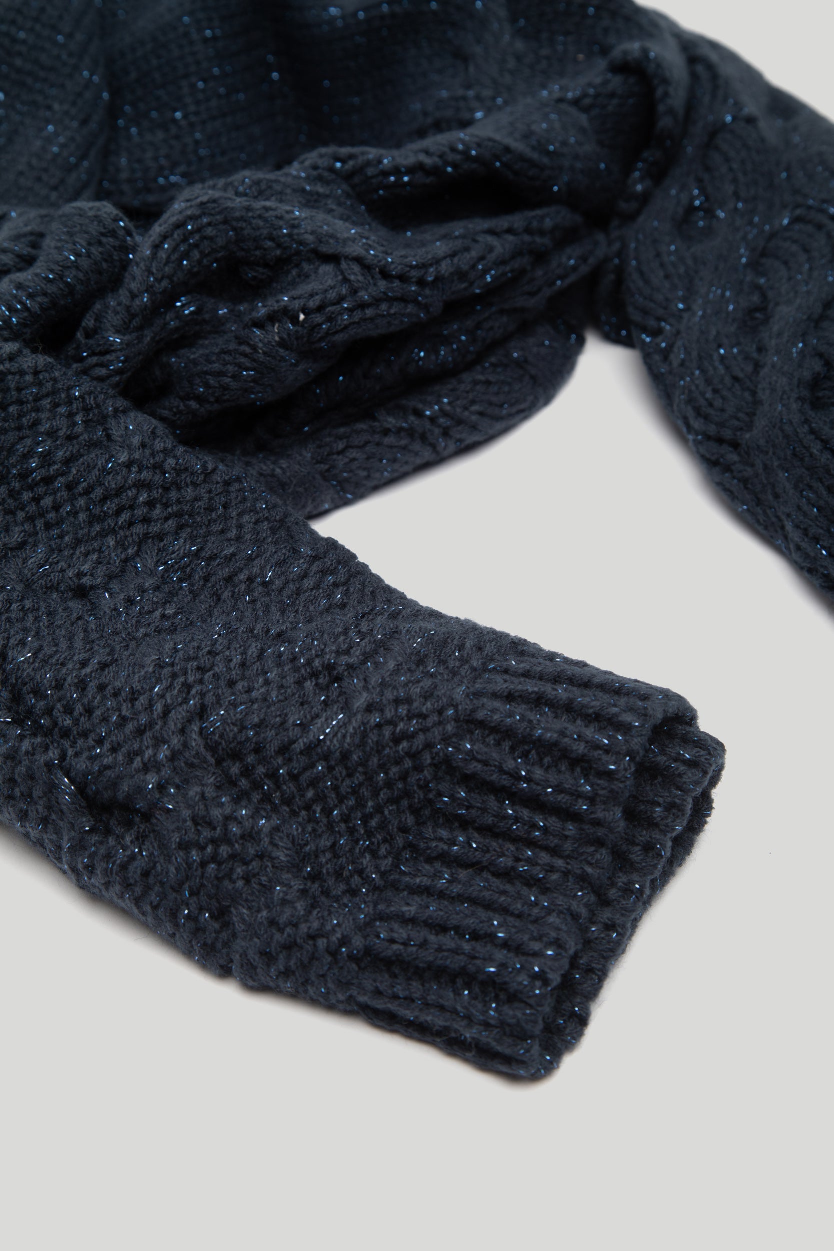LIU Blau Strickschal
