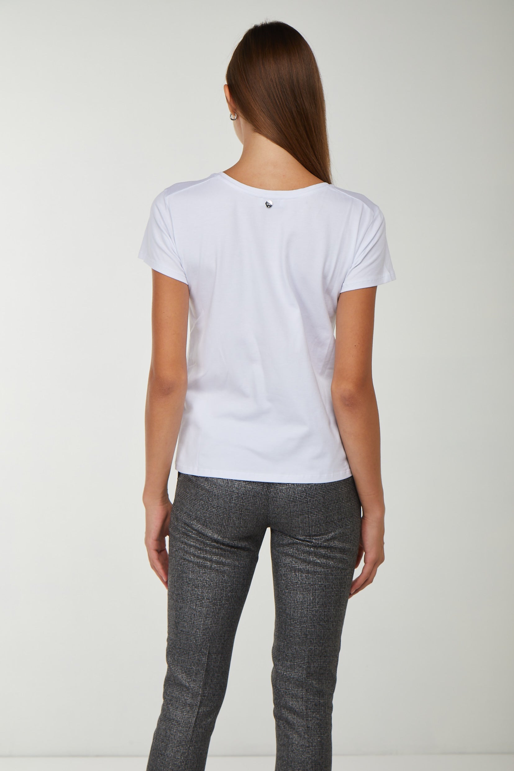 LIU JO T-Shirt mit Glitzerschriftzug