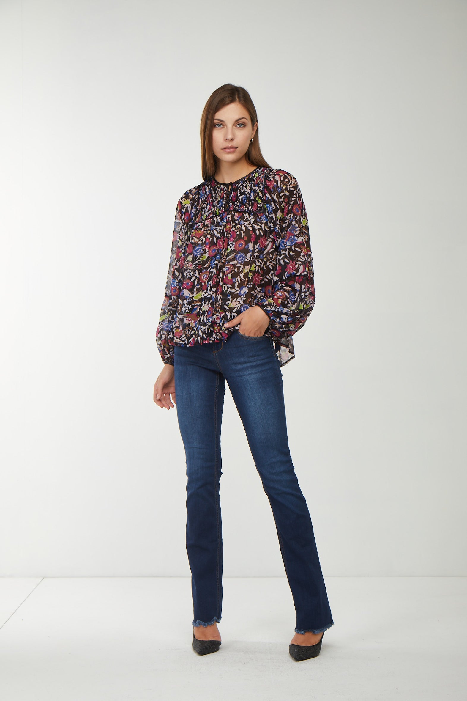LIU JO Bluse mit Blumenmuster