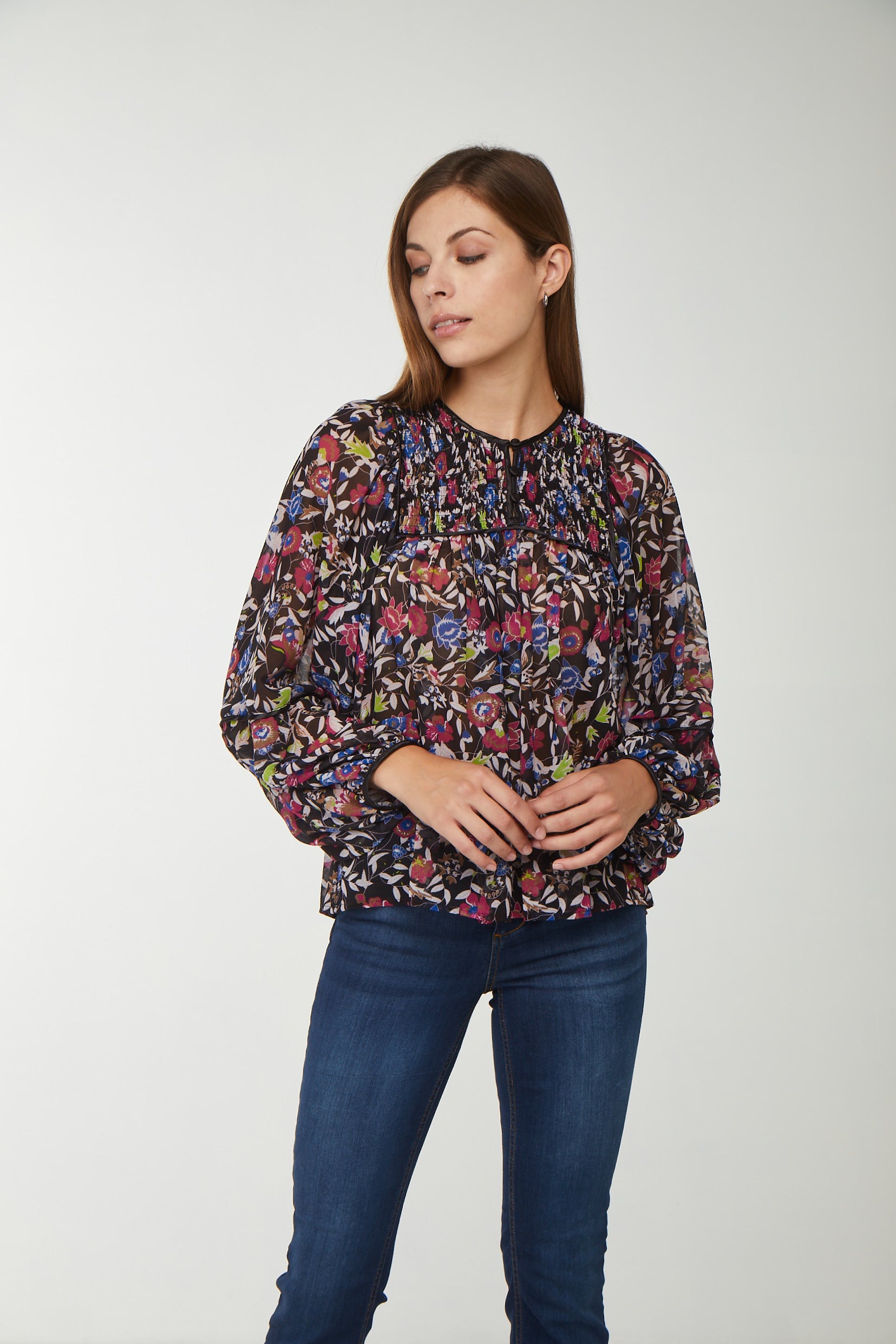 LIU JO Bluse mit Blumenmuster